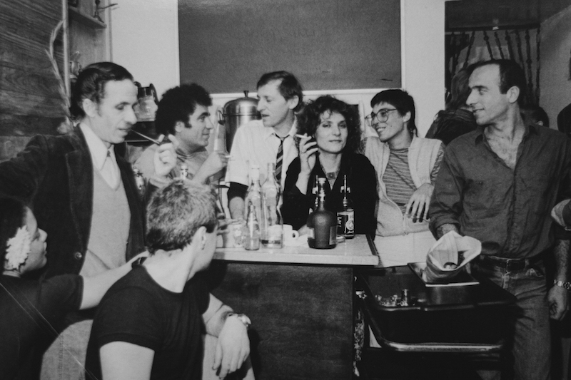 Founder Rivka behind the counter at the original East Village Location. (image via cafemogador )