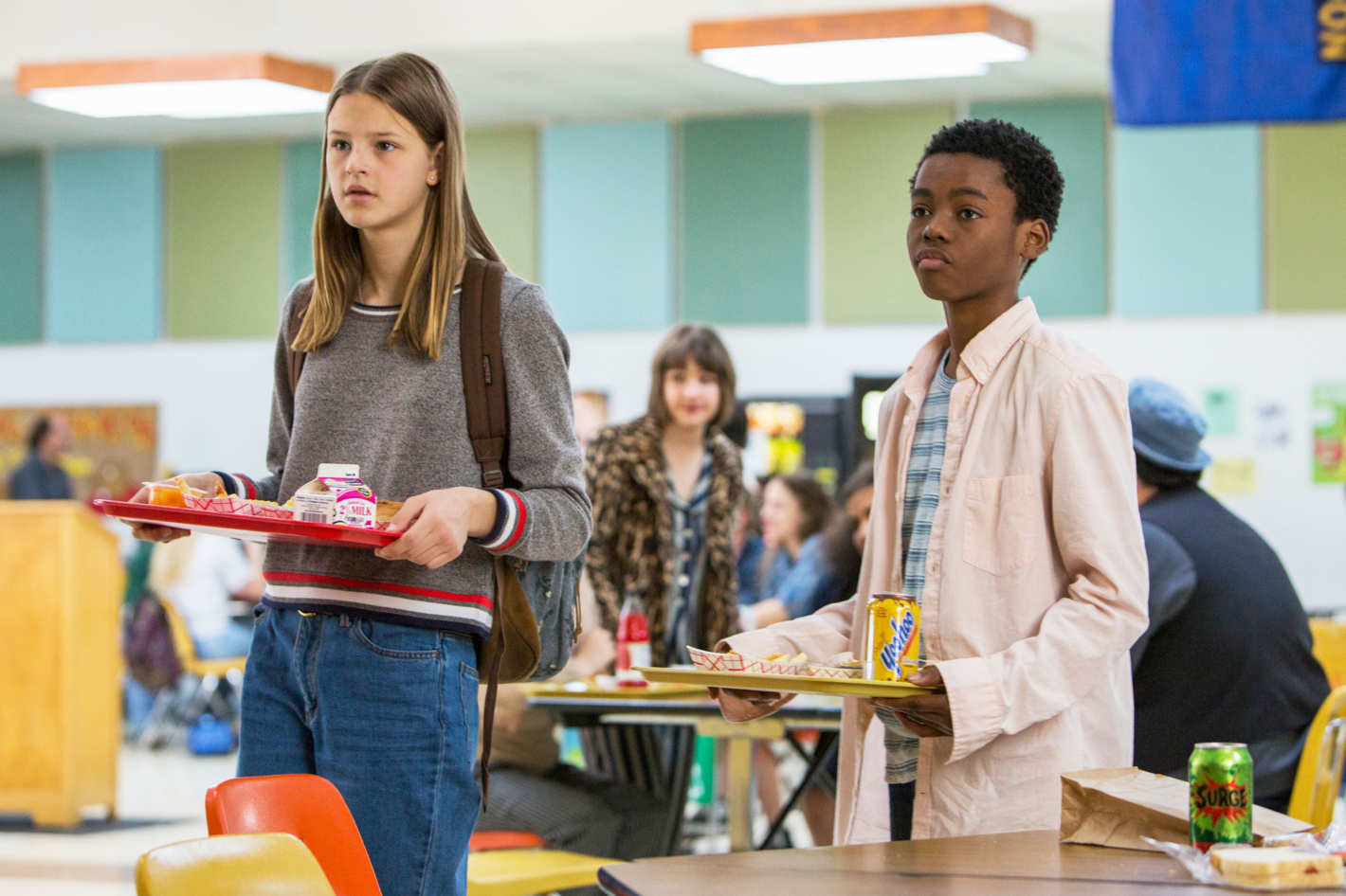 Peyton Kennedy and Jahi Di’Allo Winston. (photo via Scott Patrick Green/Netflix)