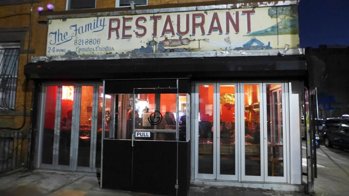 Old storefront, new food. (Photos by Robert Sietsema via NY Eater)
