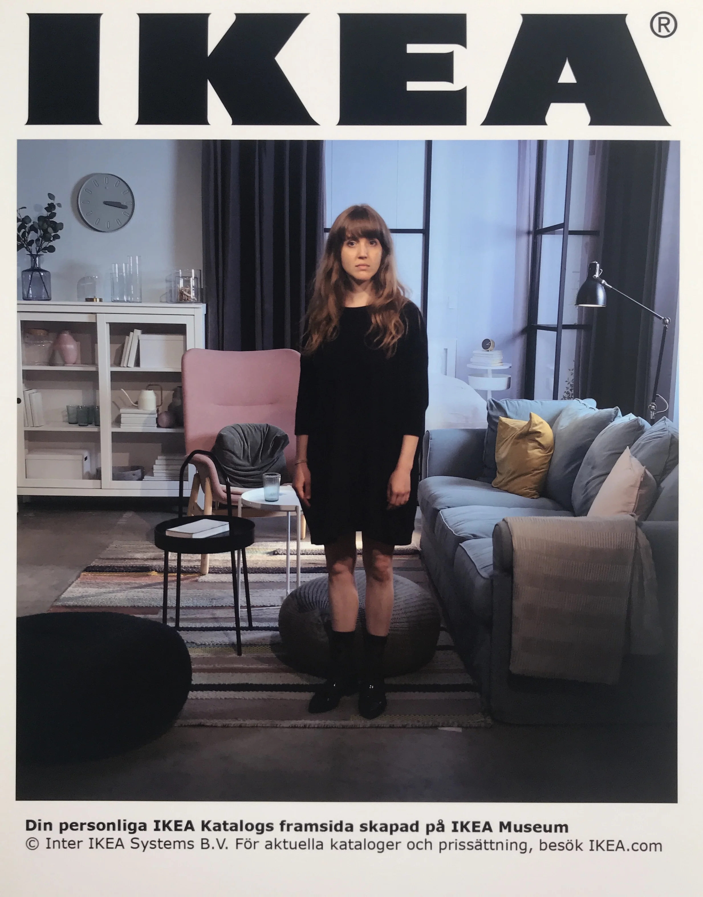 Even in Sweden I went with my go-to short black dress.