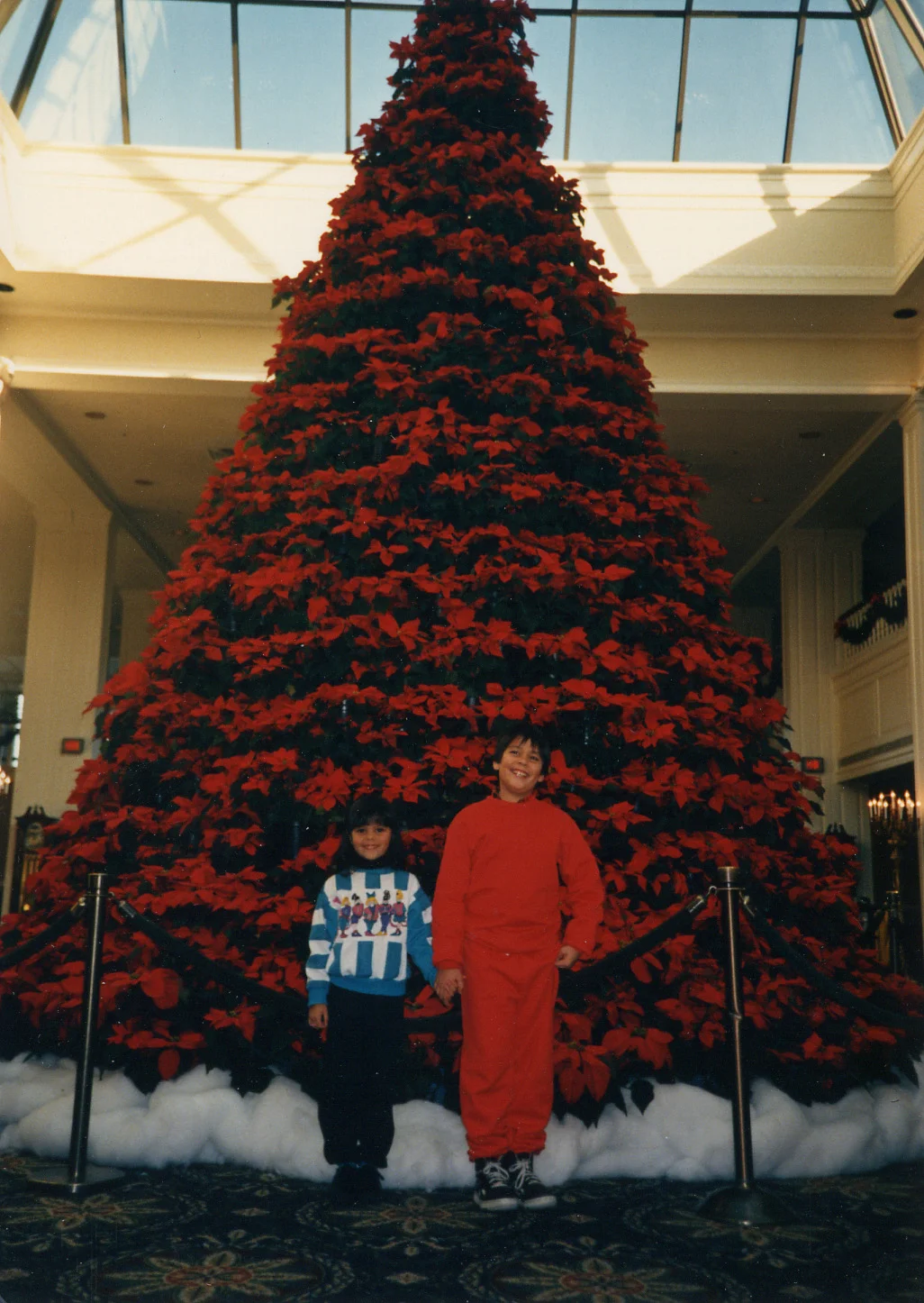 076 with Brandon in front of Xmas tree - Opryland.jpg