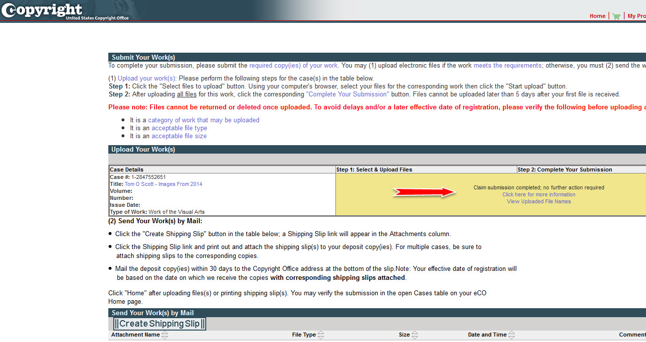 YOU'RE DONE! Look in your email for an automatic receipt from the ECO.