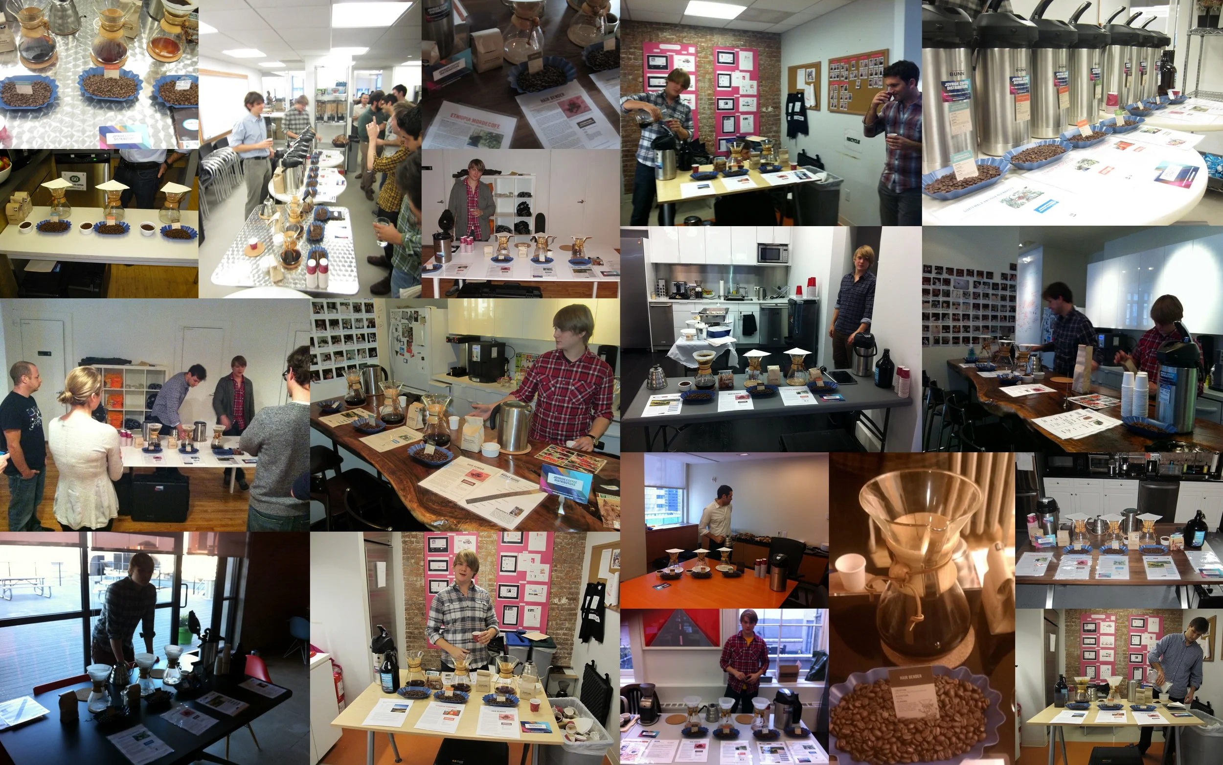 A Medley of Office Coffee Tastings