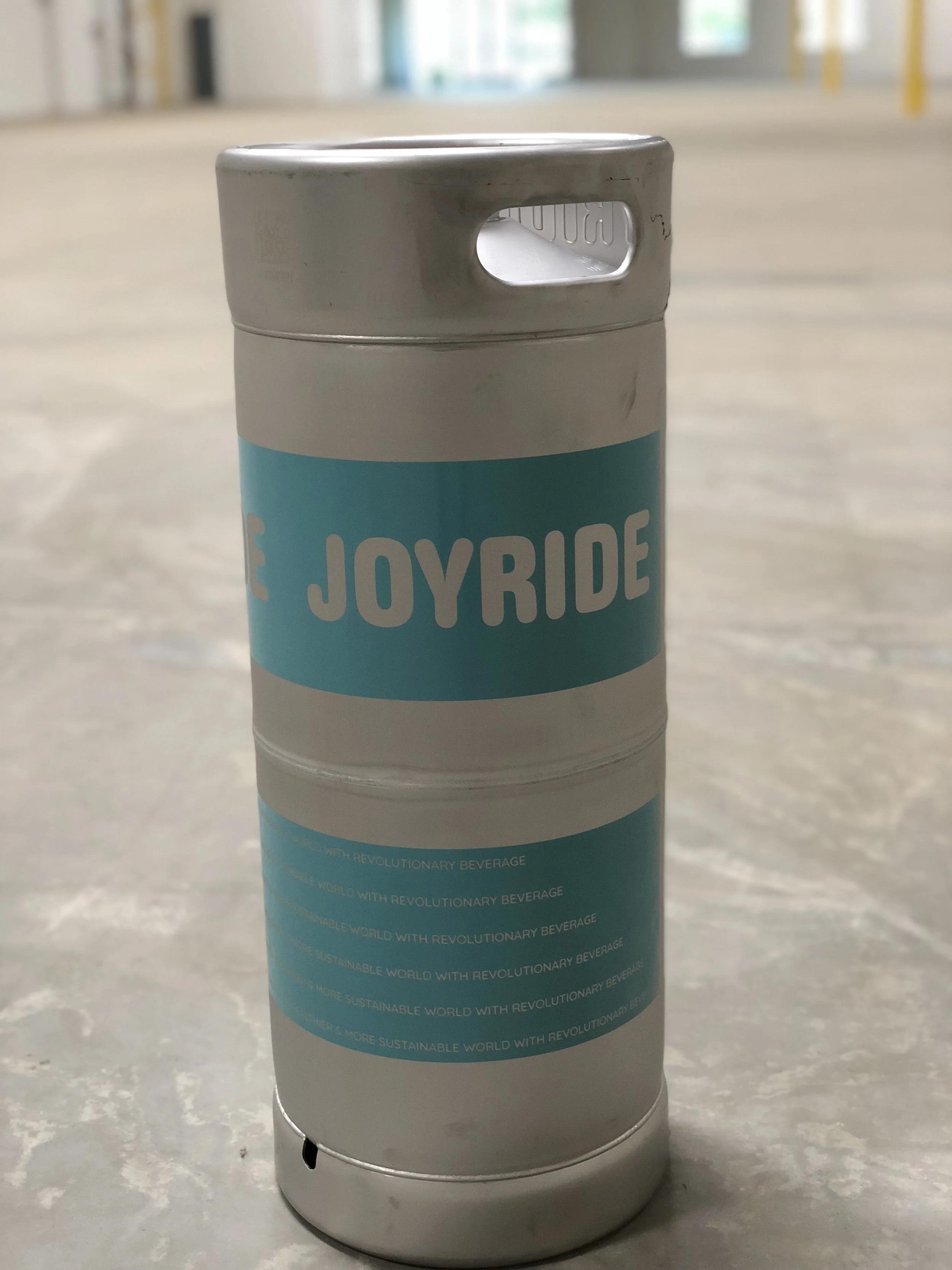 One of Joyrides re-usable kegs