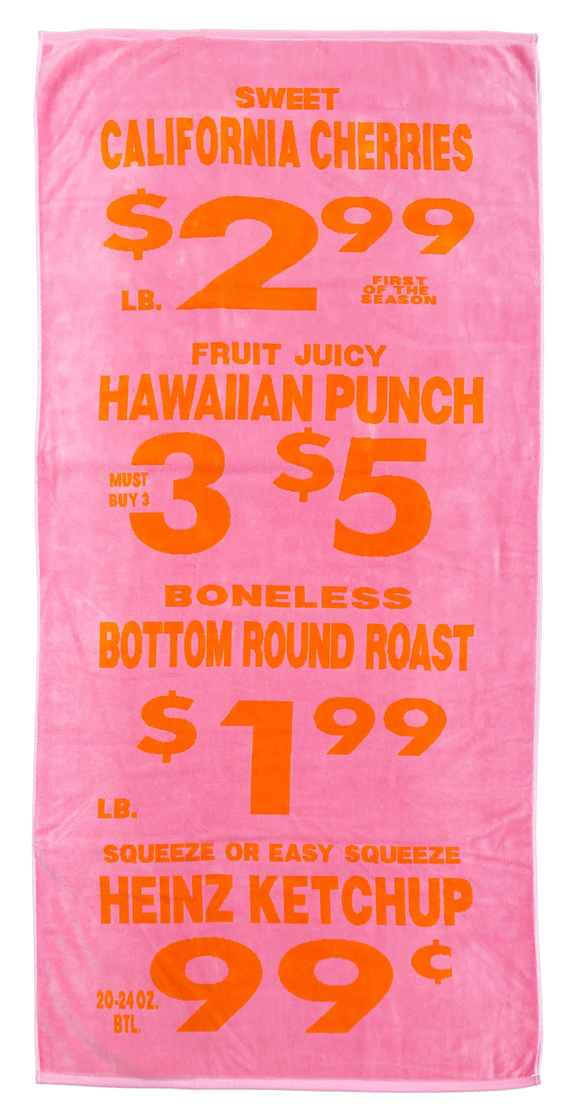 Cherries Towel by Peter Miles Studio