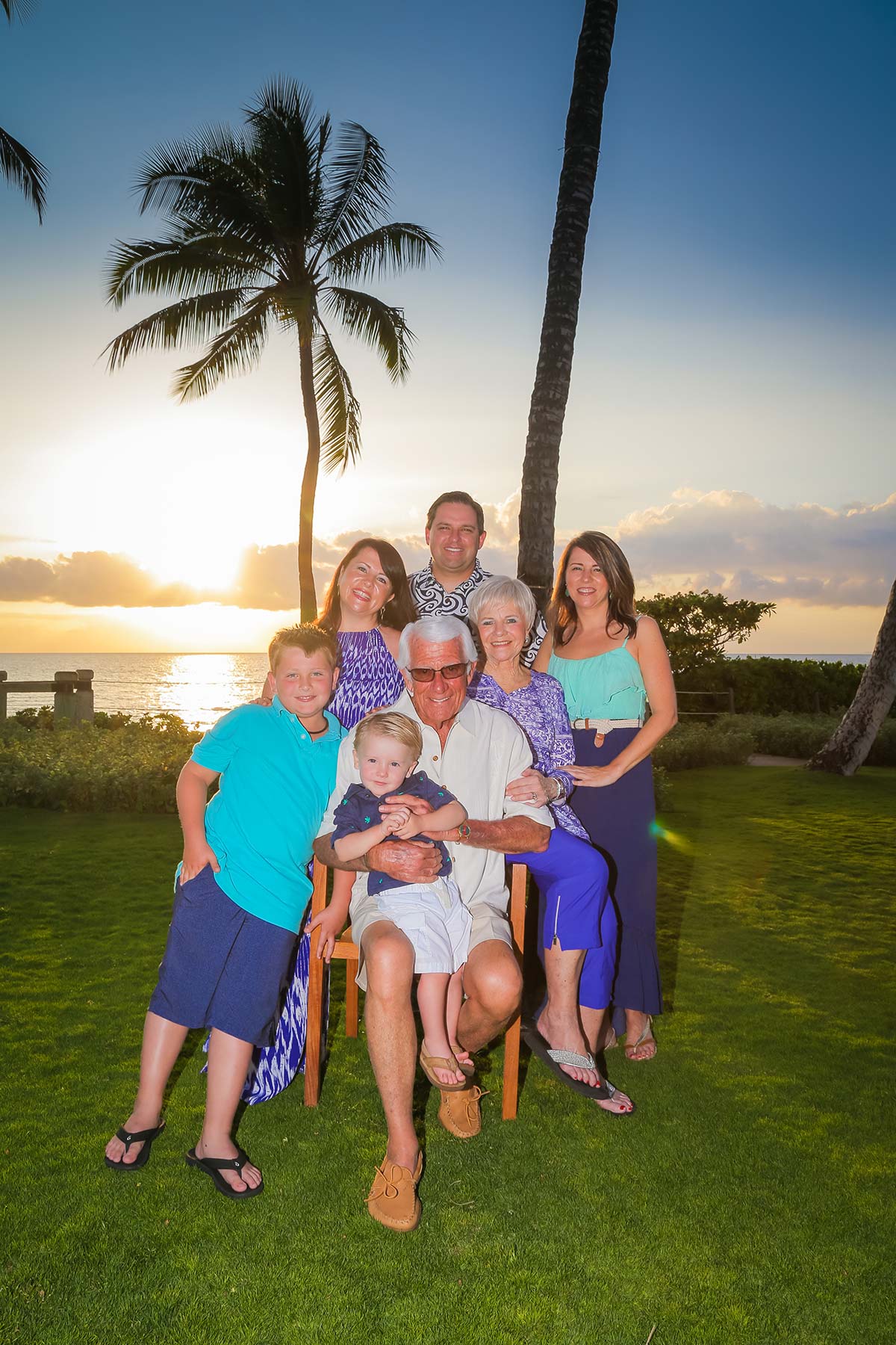 Multi-generation Family photos Maui