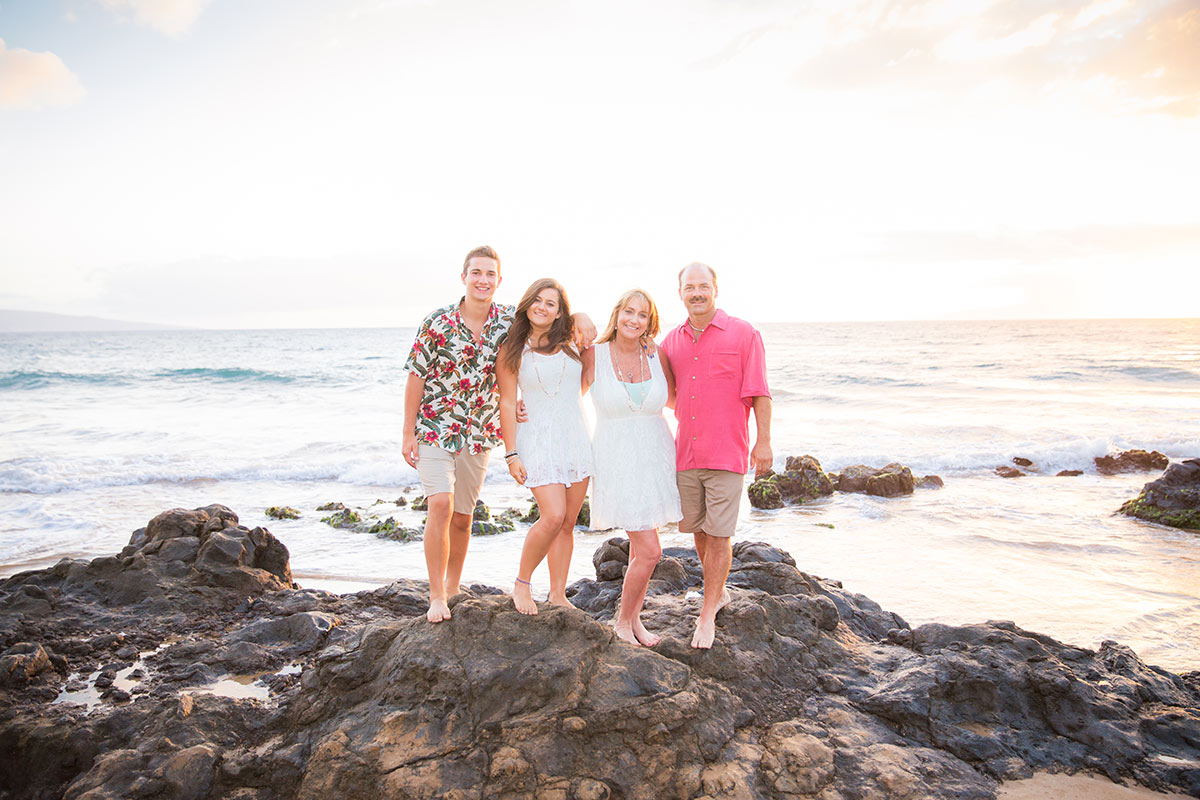 Family photo shoot Maui