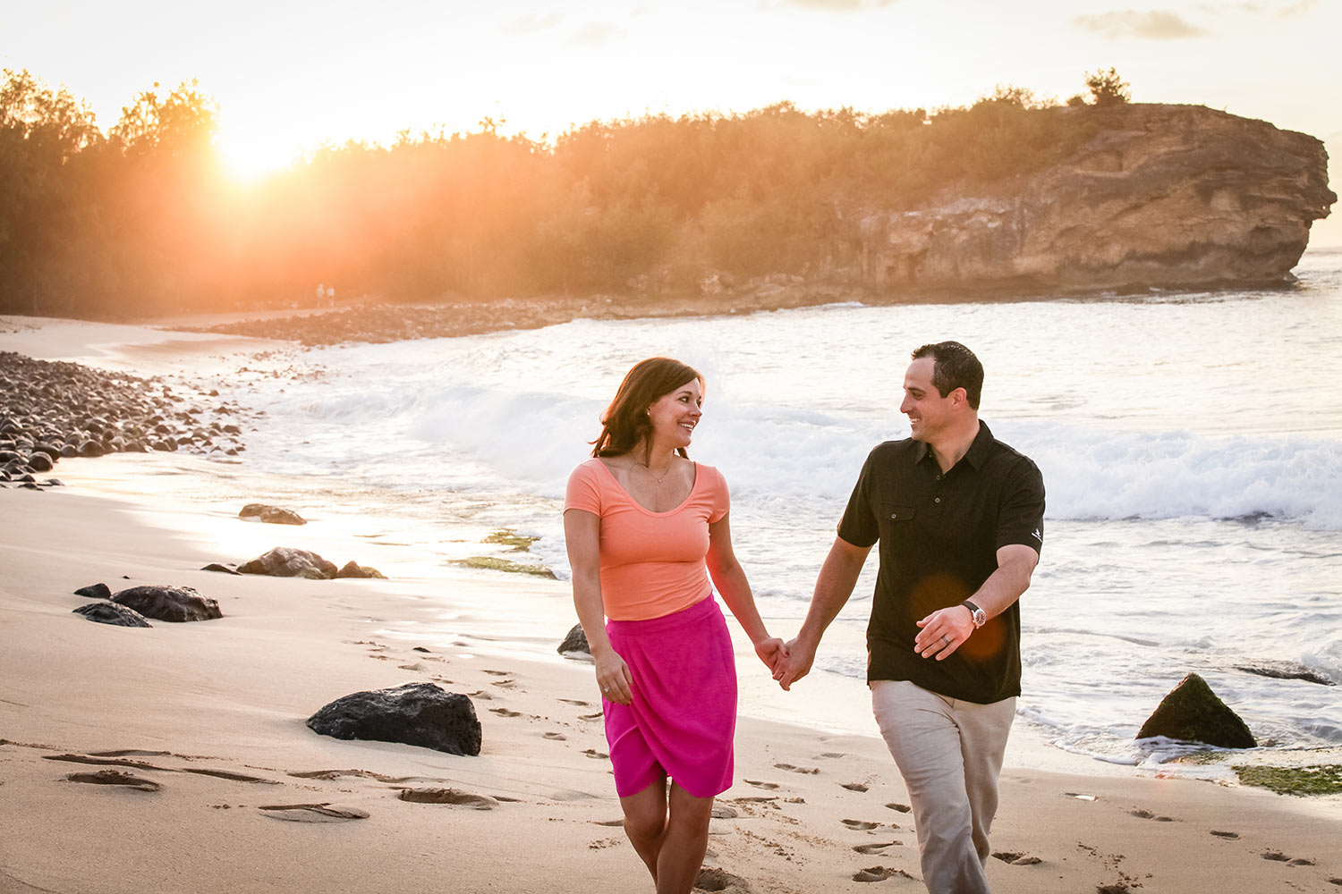 Couple photography Kaloa, Hawaii