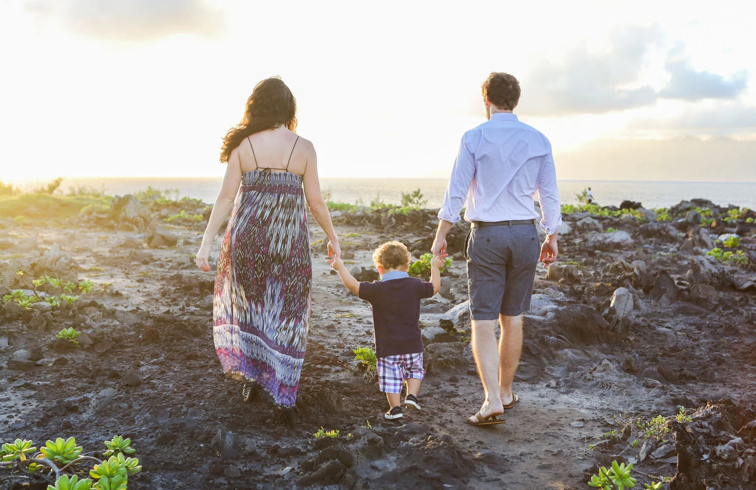 Family photo shoot Princeville, Hawaii