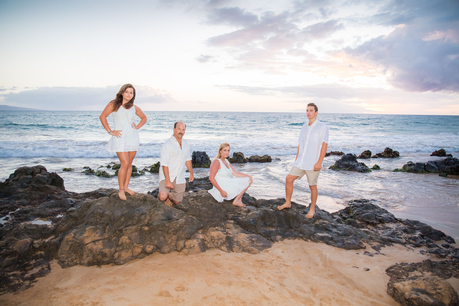 Fun family photo shoot Oahu