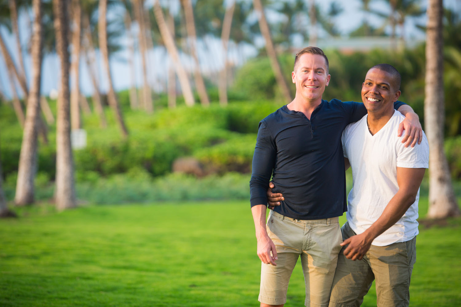 Gay couple photography Hawaii