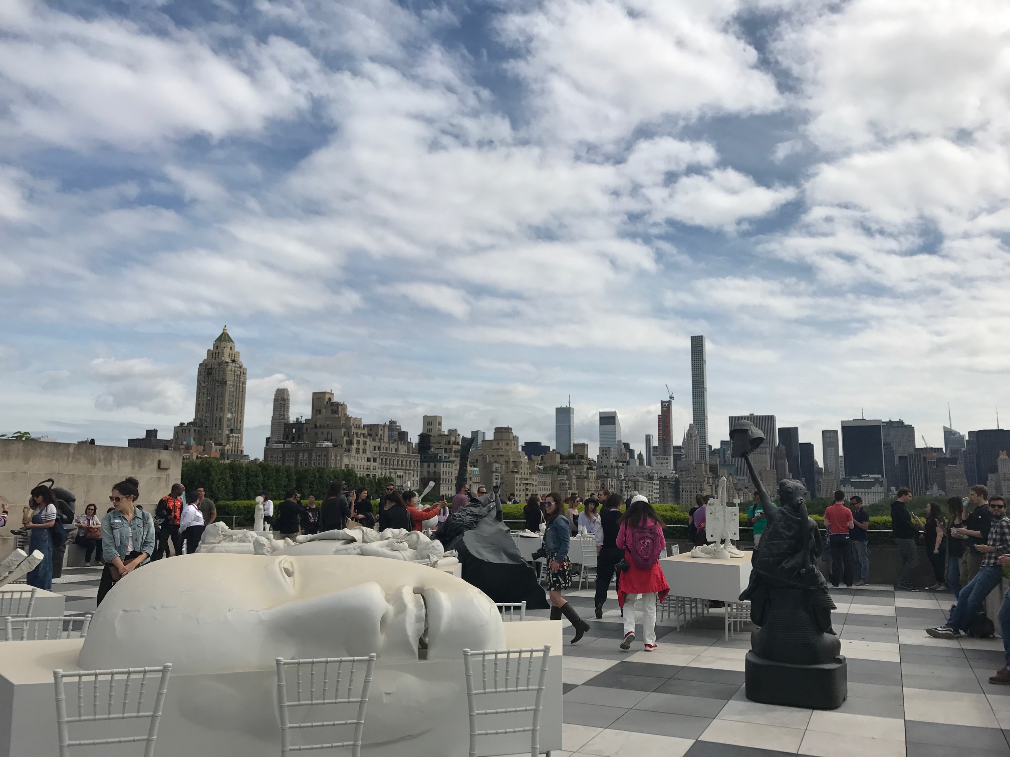 stellar city views from the Met roof!