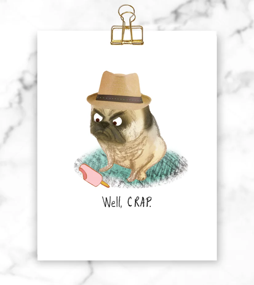 ShopTPugIceCream8x10Print.jpg