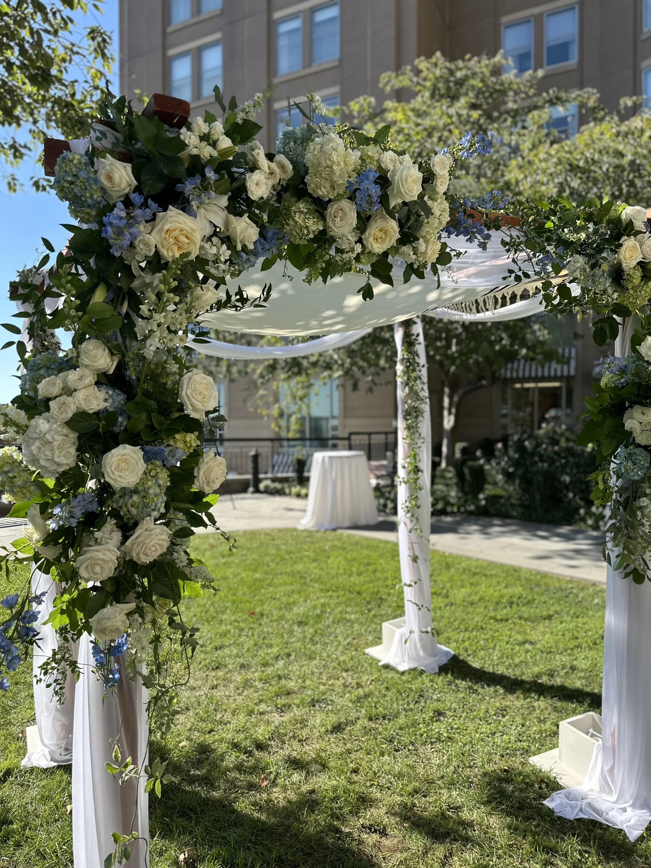 Beautiful Bay view from the Salamander Hotel DC courtyard