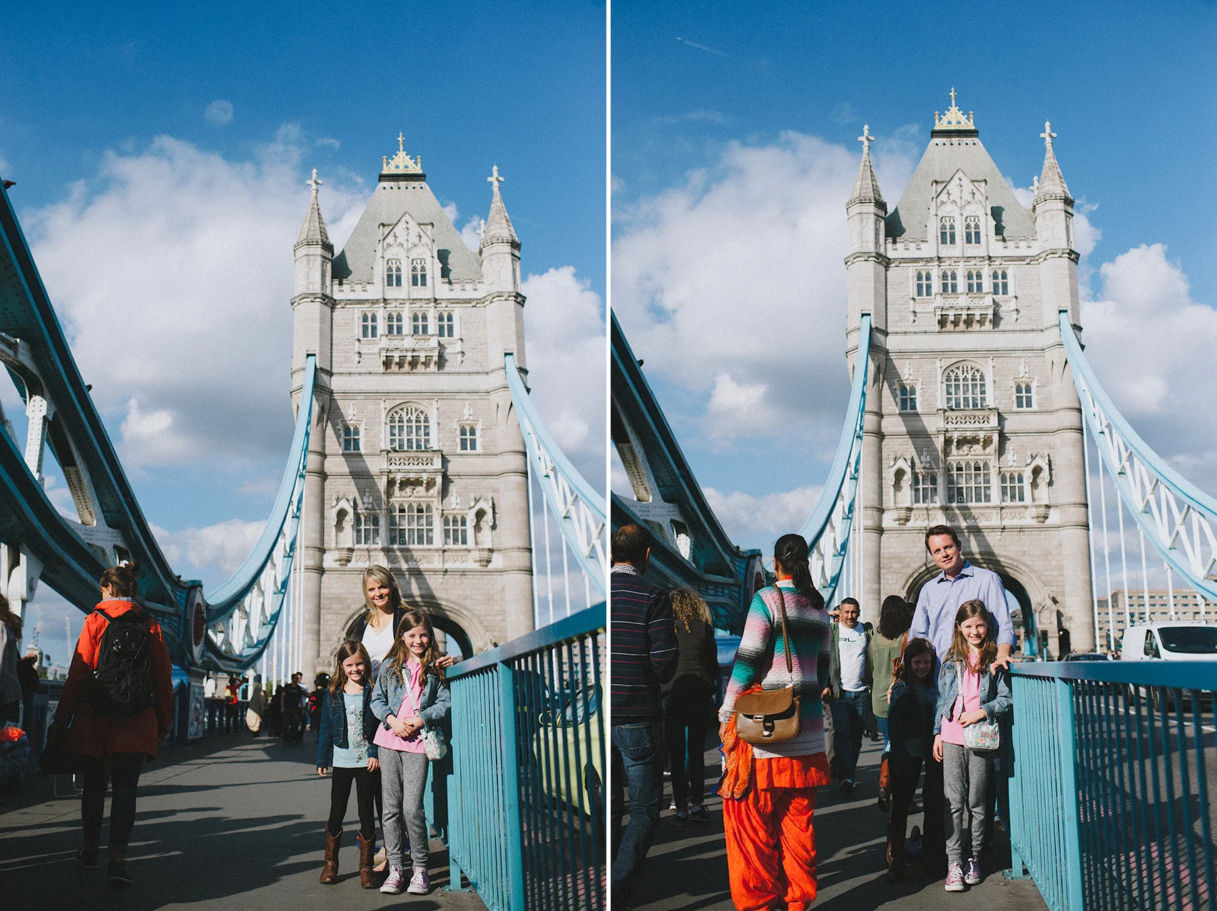 The colors of the Tower Bridge (especially on a sunny day!) are so perfect