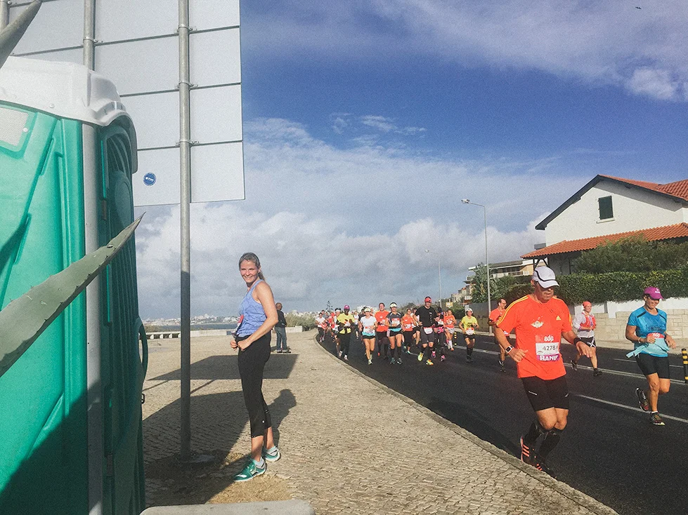 Had to document the potty break ... mile 6