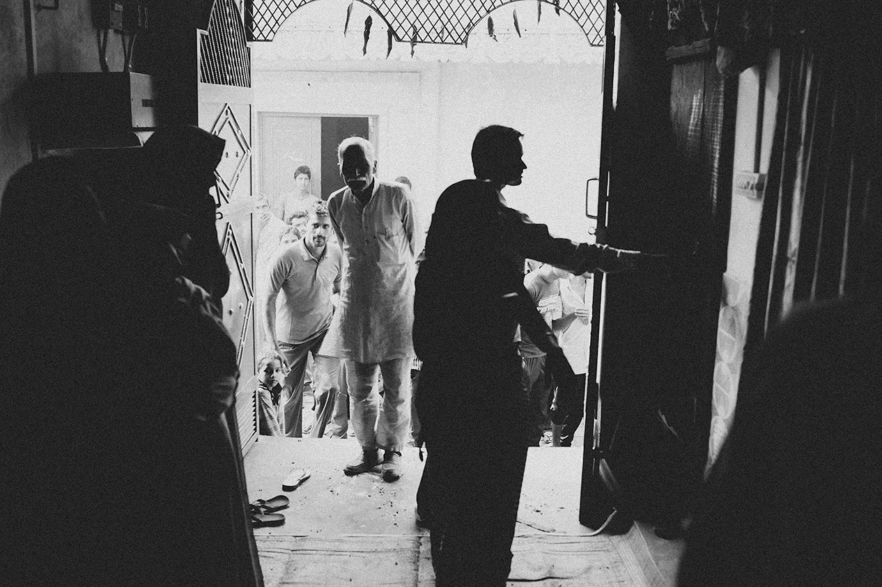 The men of the village were not allowed to join the interviews.