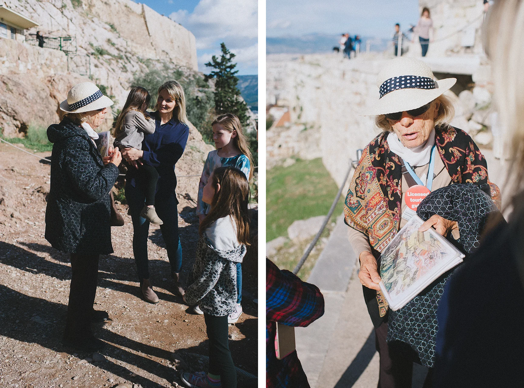 Sweetest tour guide at the Acropolis 