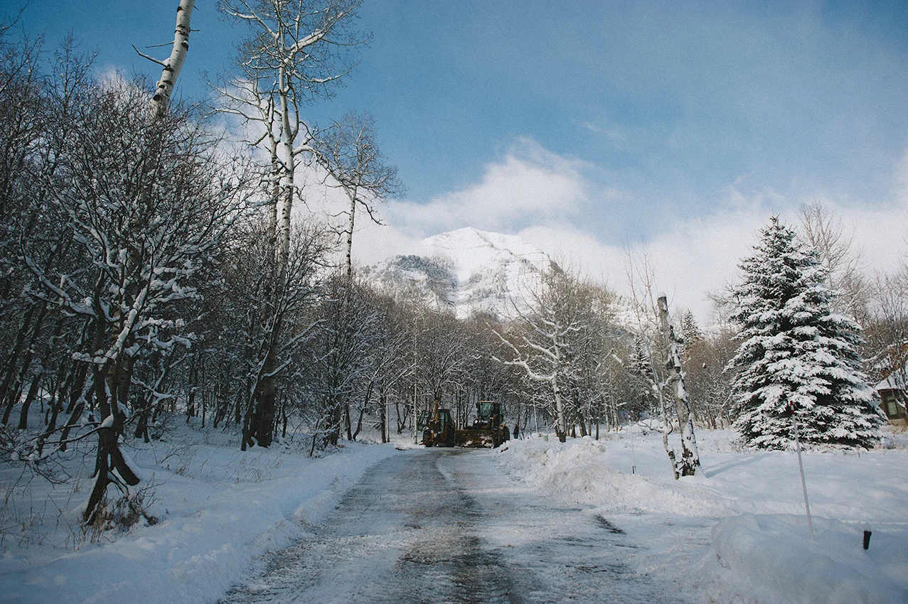 We hiked through the Sundance Resort, just exploring around the winter wonderland.