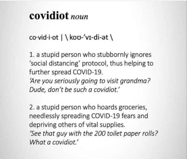 Covidiots and Looters (or, nostalgia for "good citizens")