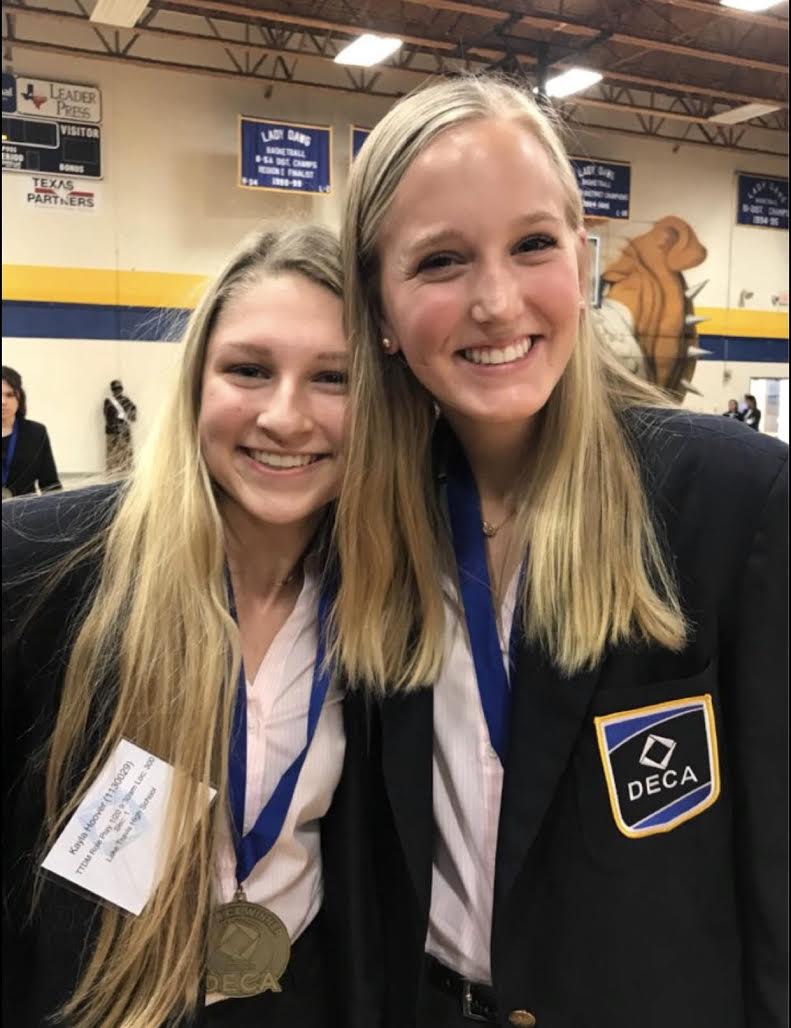 Kayla Hoover and Riley Everswick