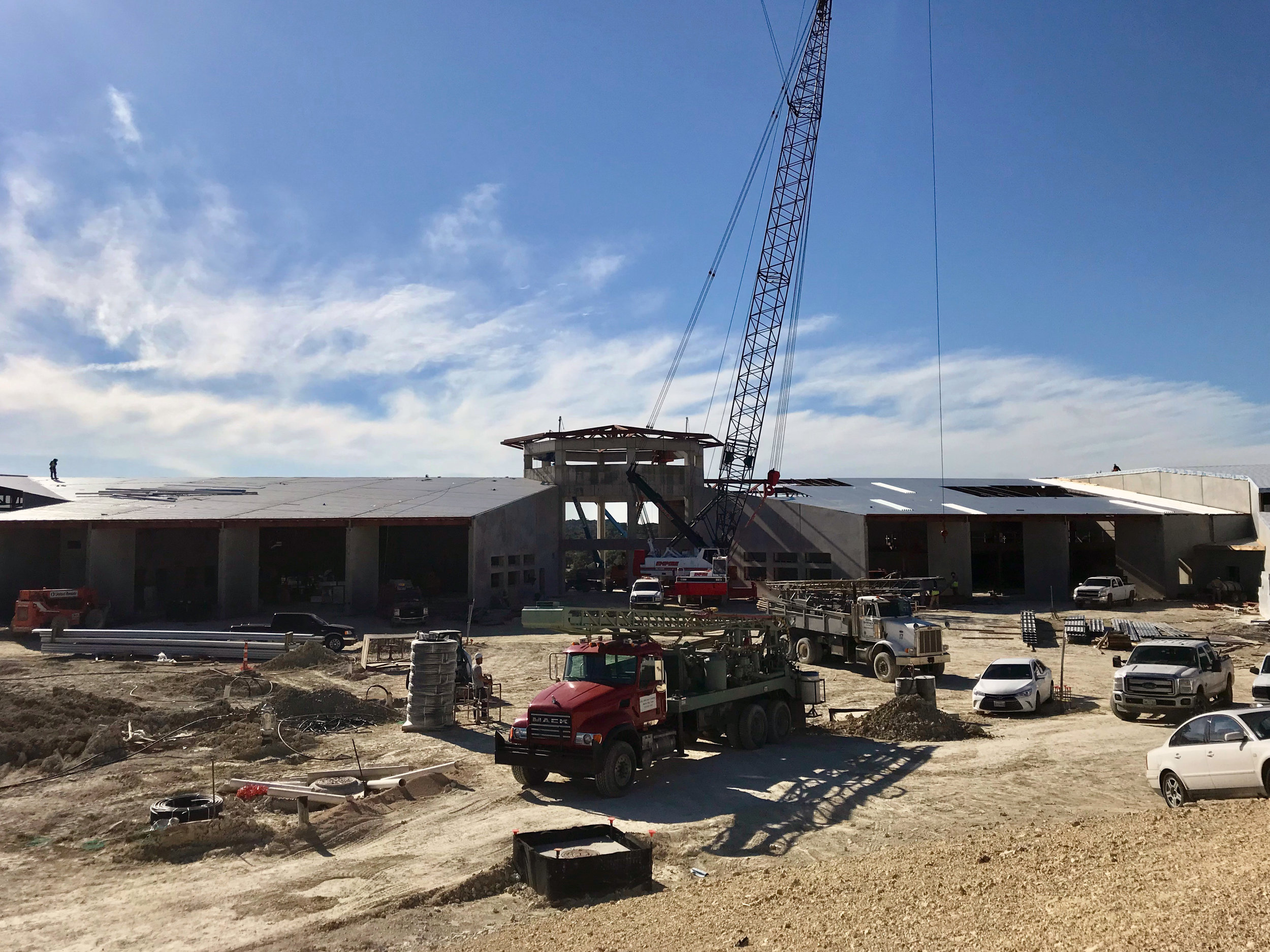 Bee Cave Middle School off SH 71 and Vail Divide is approximately 60% complete; the school is scheduled to open in August 2019.