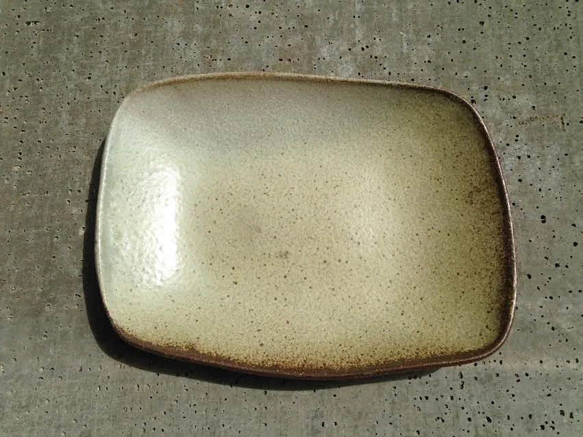 Comfort Dish, bone glaze