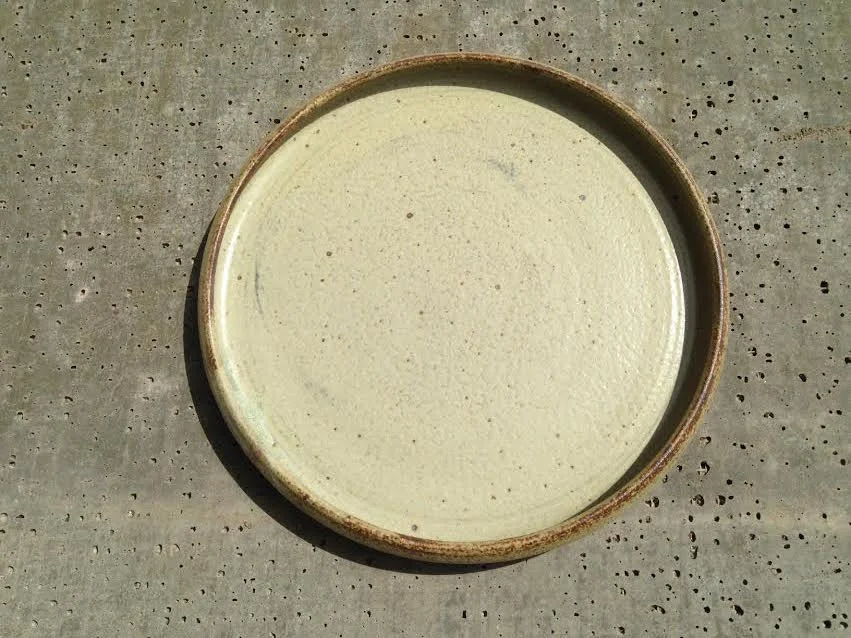 Flying Saucer, bone glaze