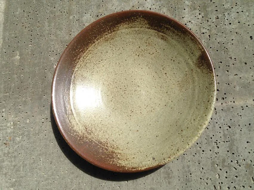 Chef's Bowl, bone glaze (reduction fired)