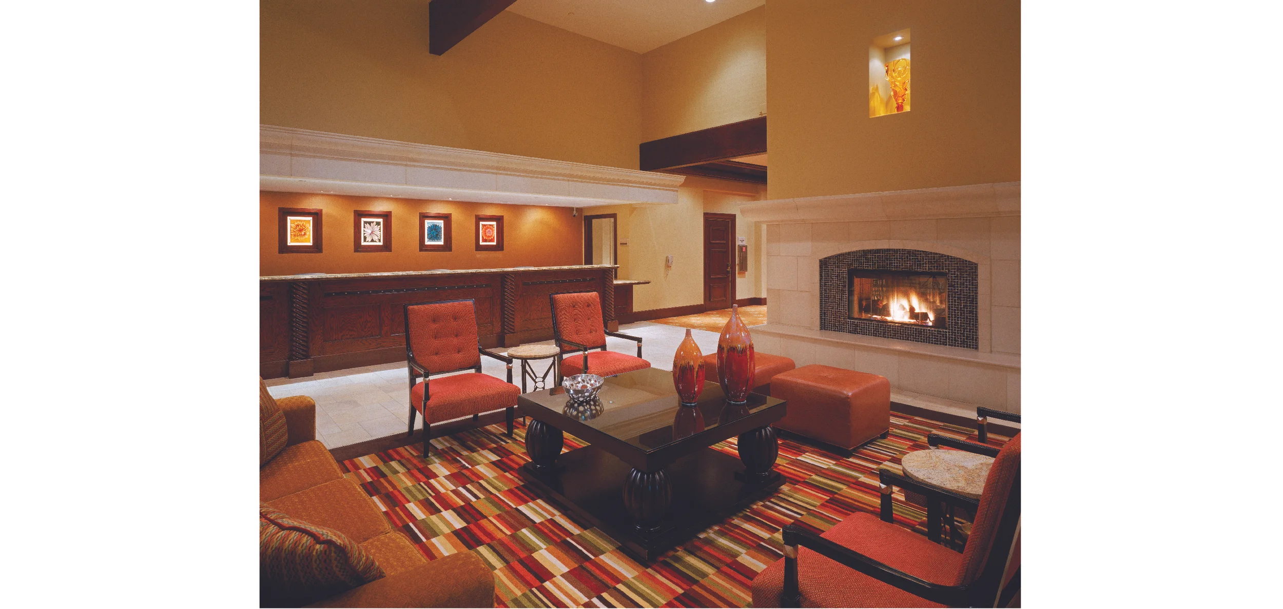 Lobby Fireplace