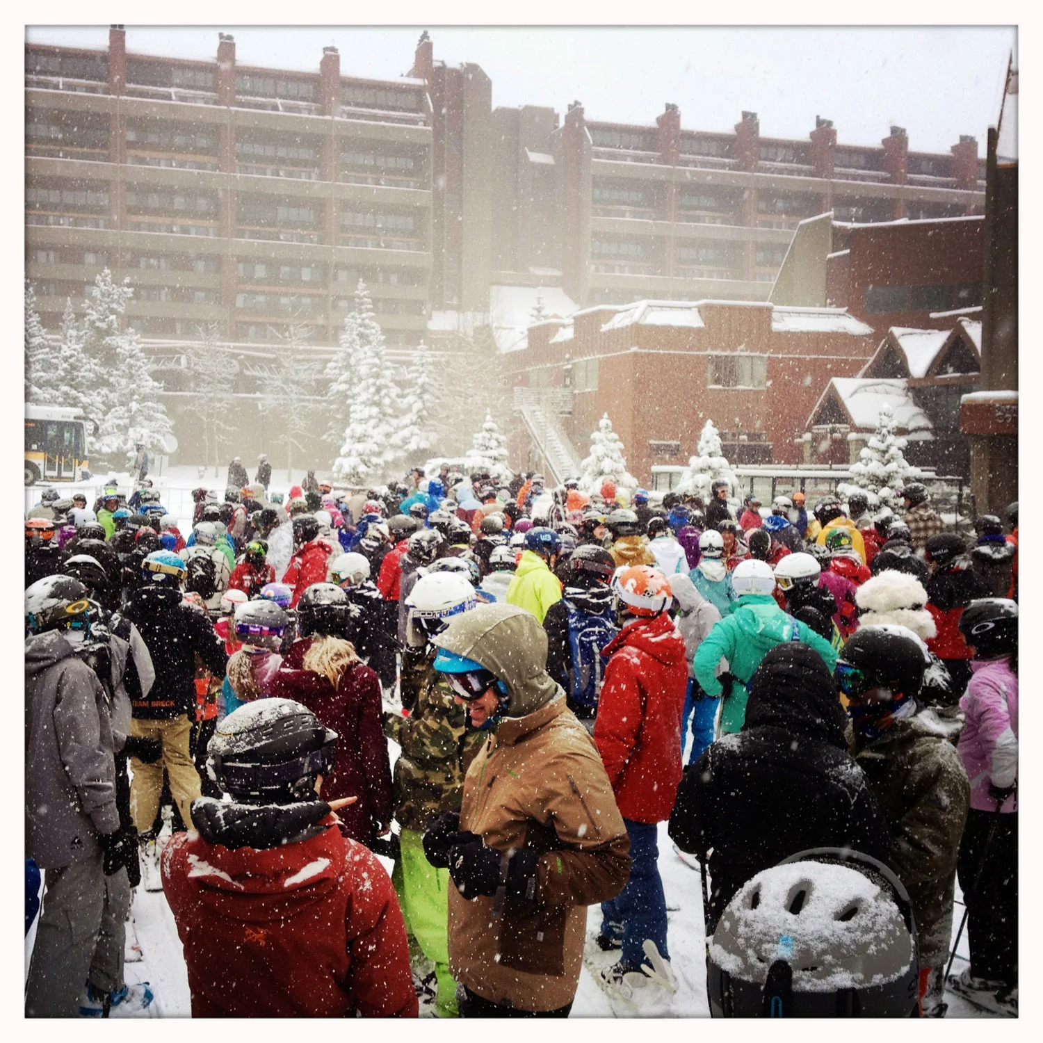 Day off to ski.