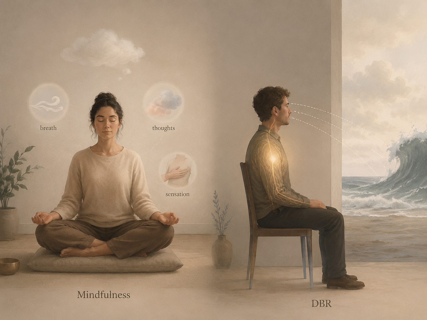 DBR and Mindfulness: Similar Attention, Different Clinical Purpose