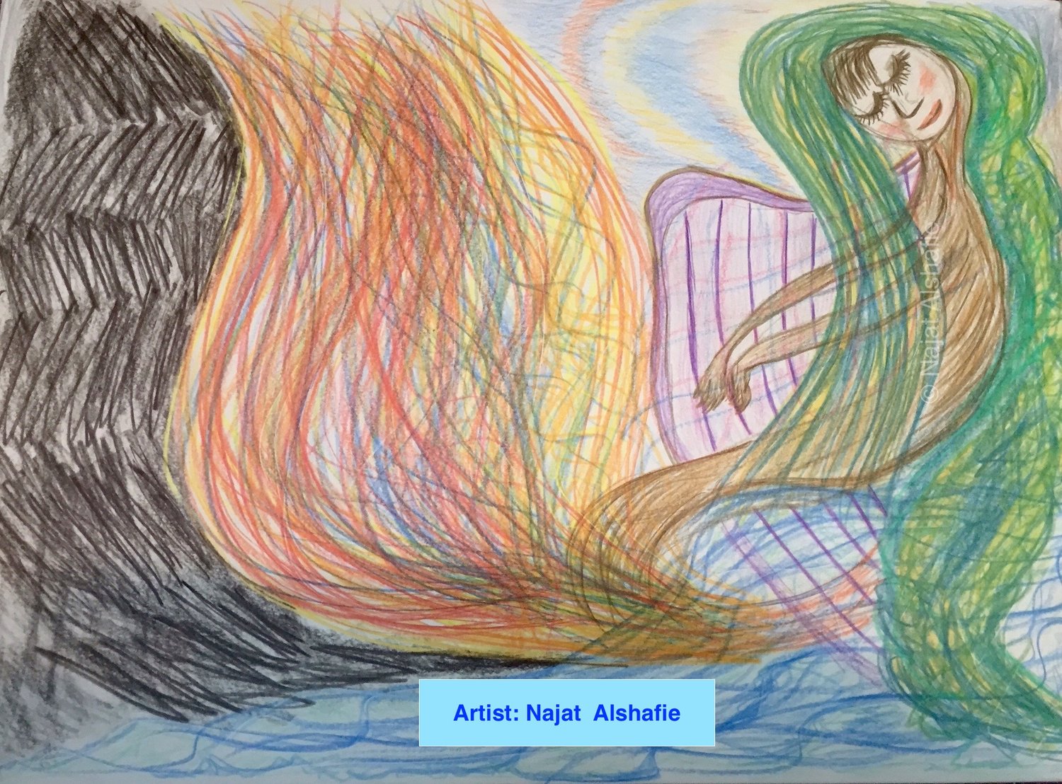 قصص قصيرة Poems Paintings شعر وقصة ورسم Najat Alshafie نجاة
