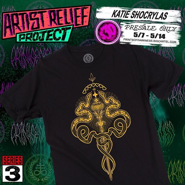I have this shirt available for preorder only until May 14 through @prints_of_darkness (shop link in my profile), alongside some other great designs by local artists 💫 I really wanted to honour healthcare workers so I based the design on the Greek c