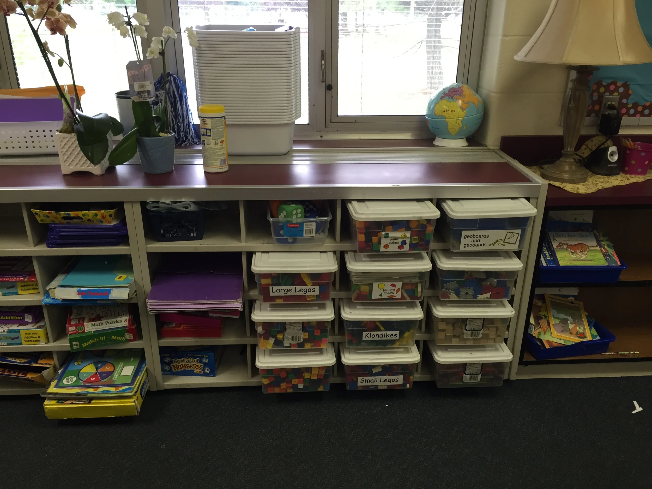 Classroom Shelves | Before