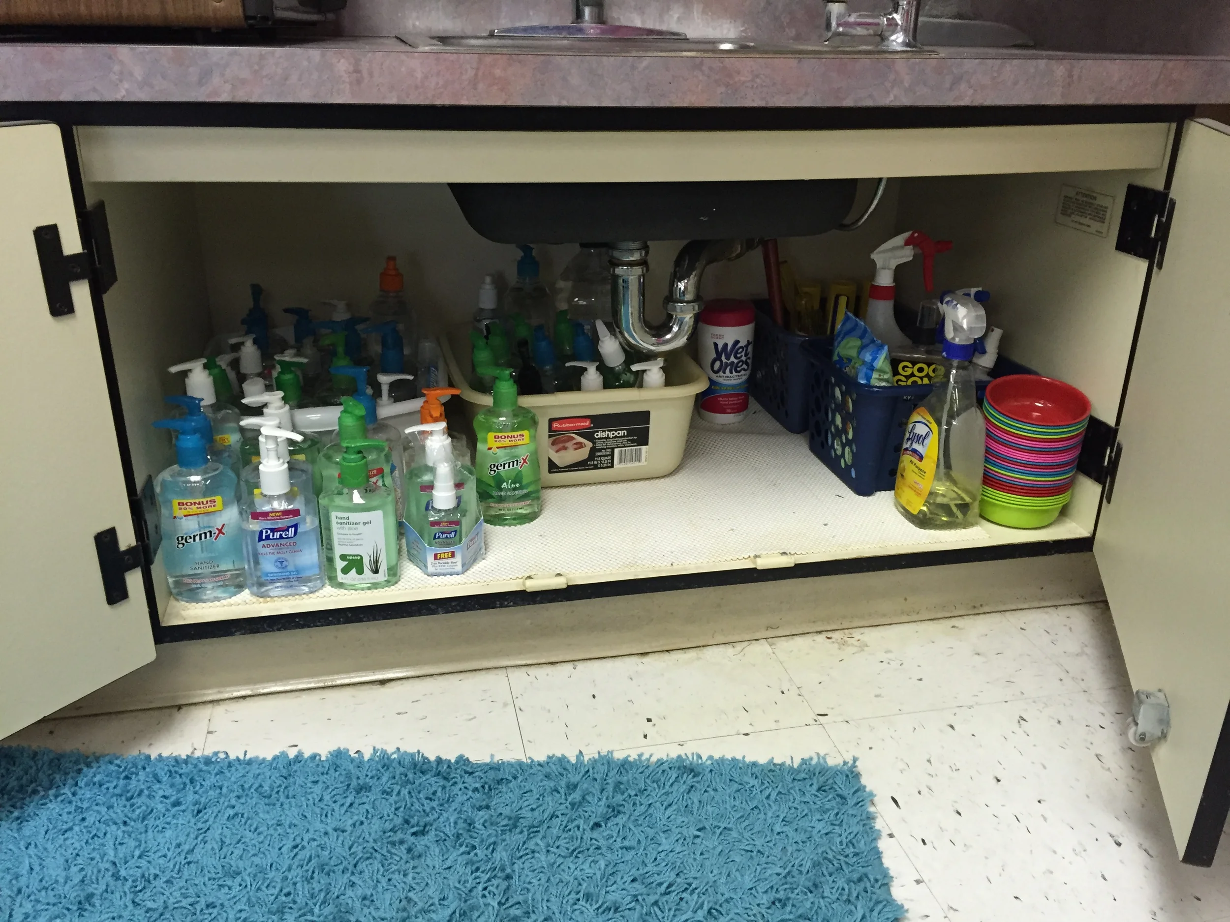 Classroom Sink Area | After