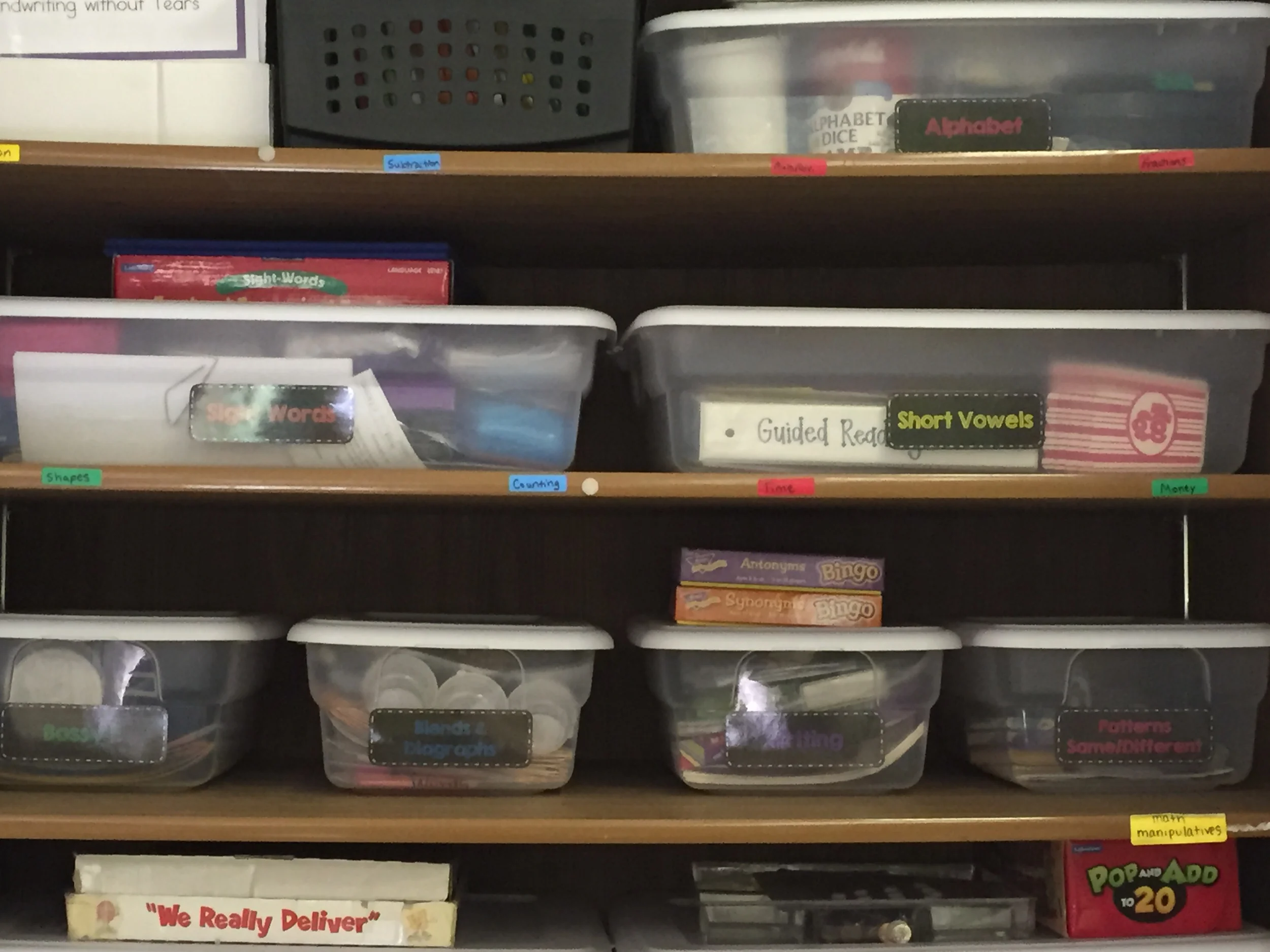 Classroom Storage Closet