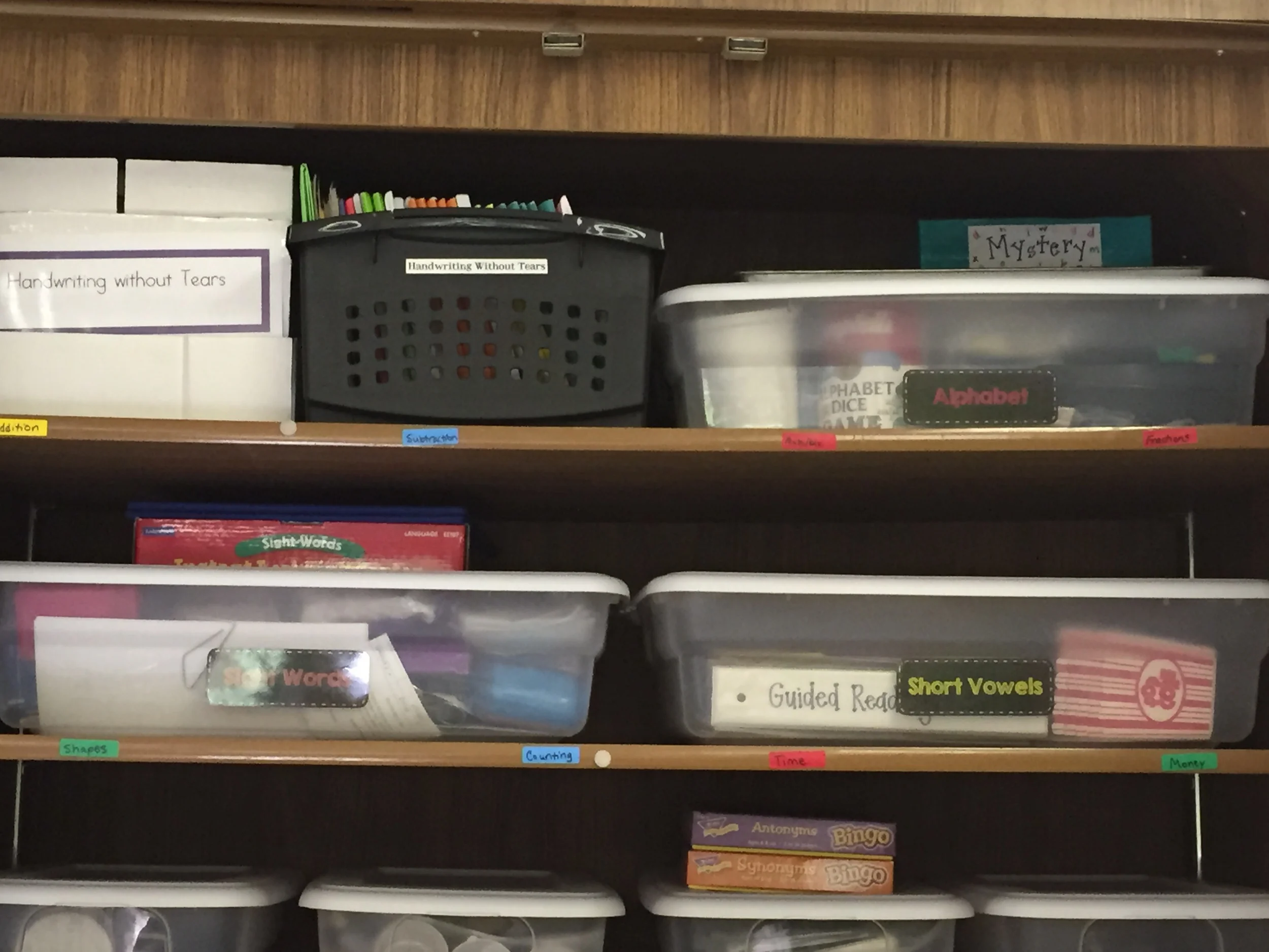Classroom Storage Closet