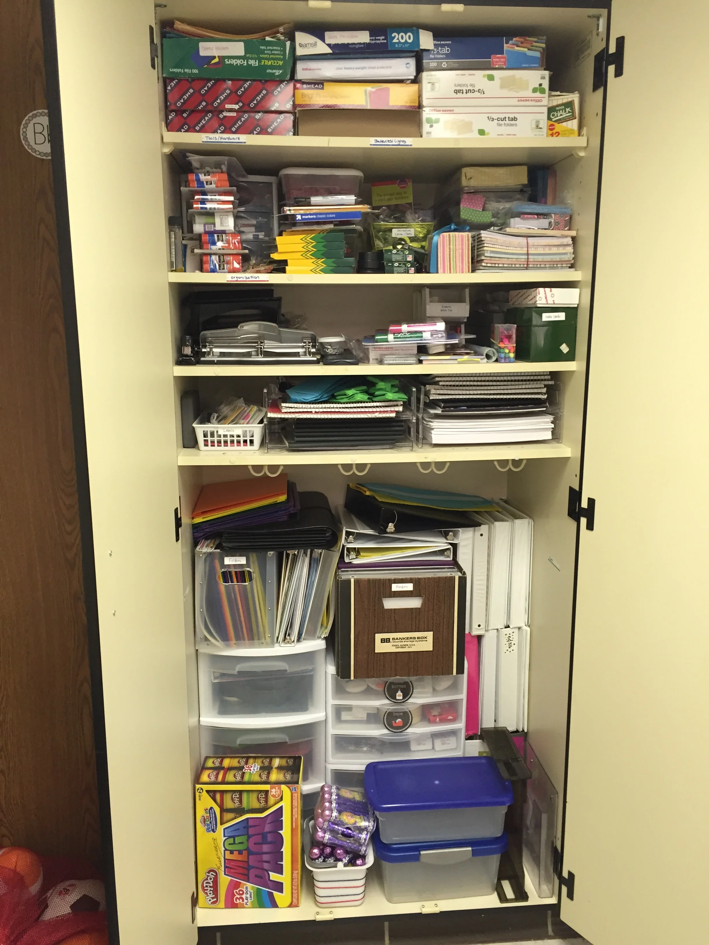 CLASSROOM CLOSET | BEFORE