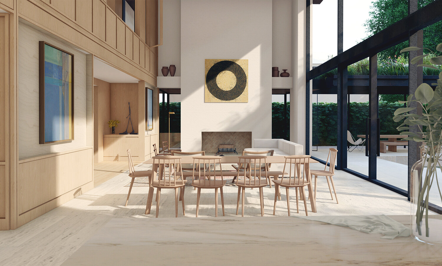 Windsor Residence, Living Room.