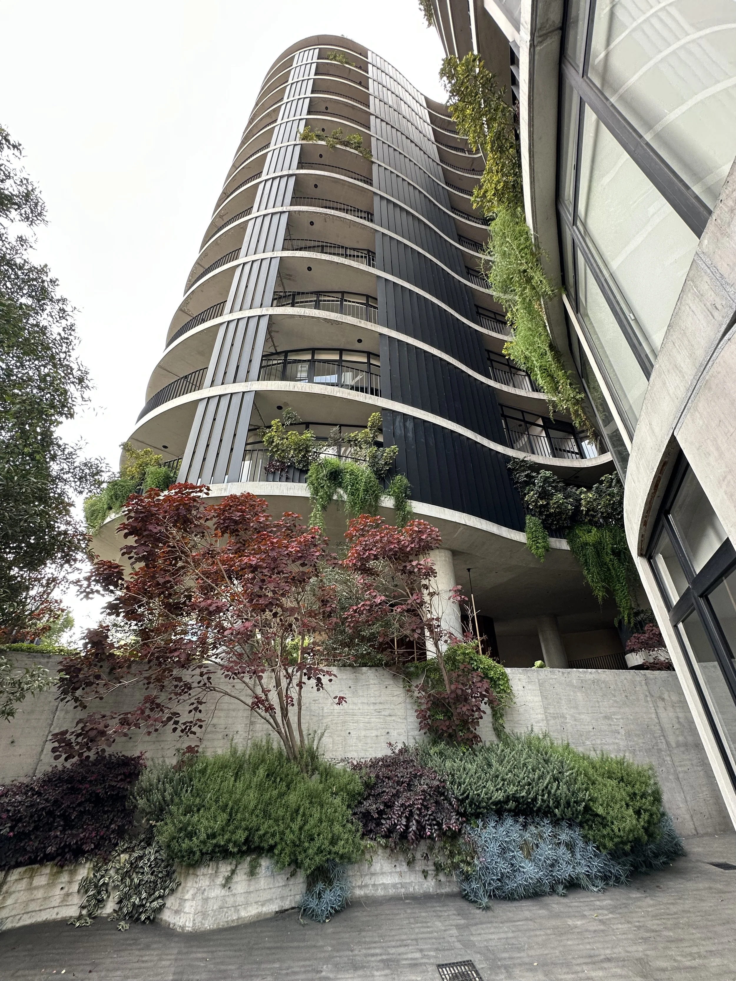 Pedre Exterior Balconies Covered in Vegetation