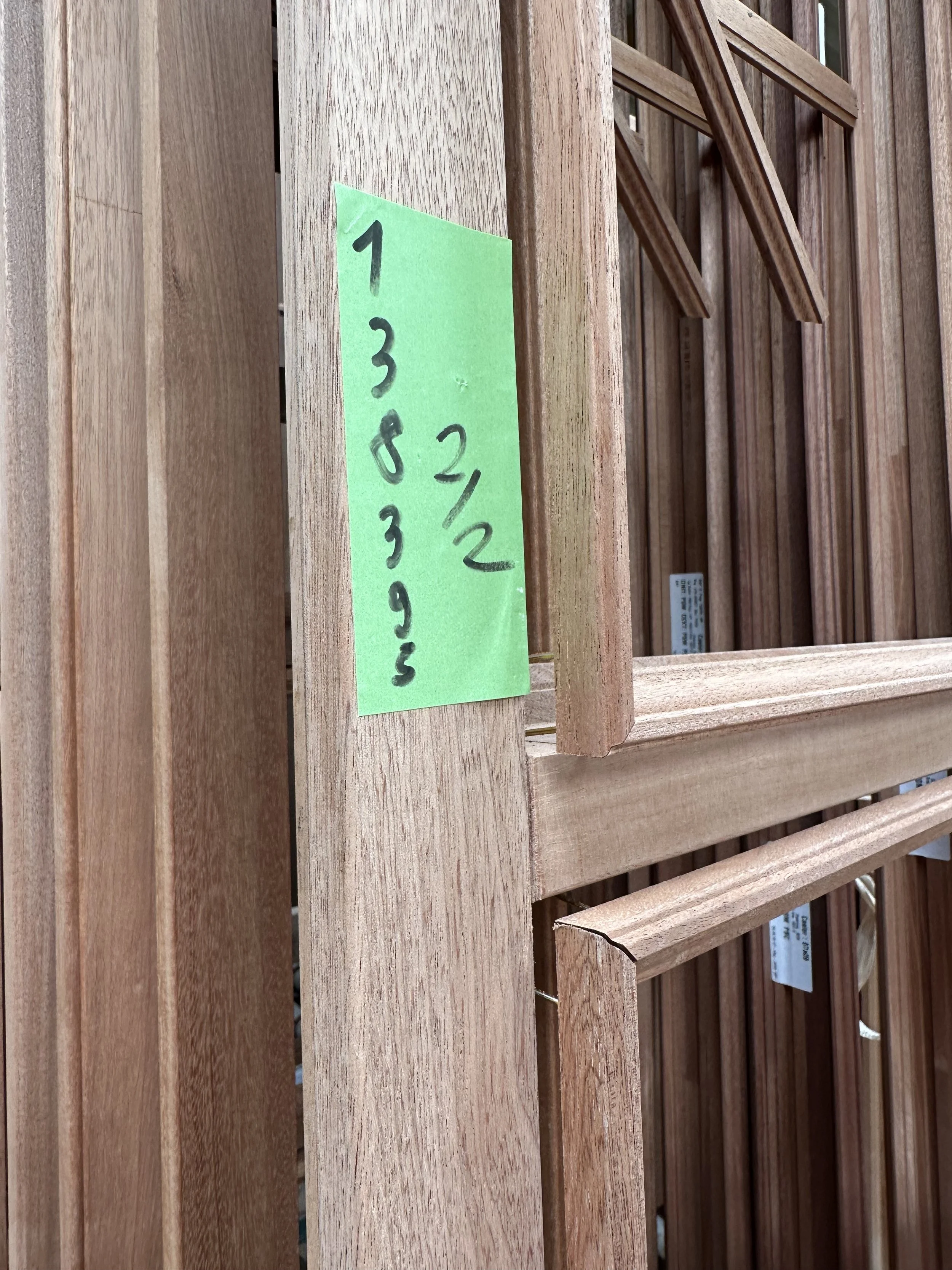Maison Janneau Factory Tour Rough Assembly of a Wood Frame Window