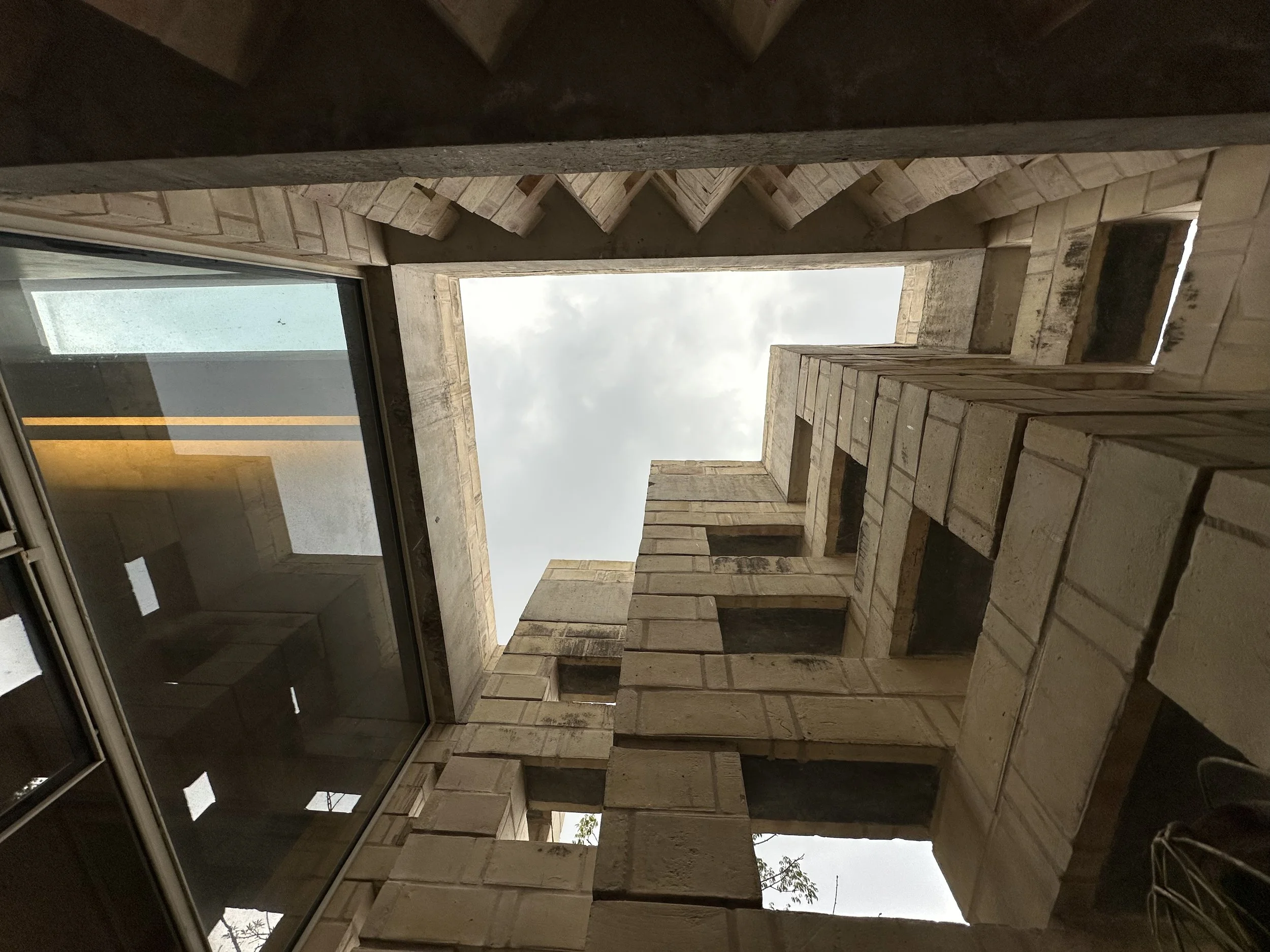 EJT Studio Looking Up in a Private Balcony