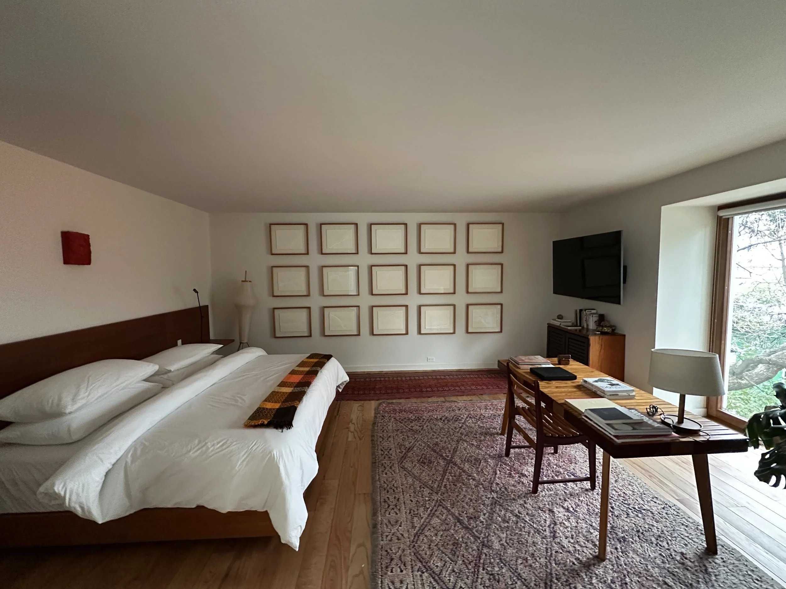 Alvaro Siza House Master Suite Axial VIew