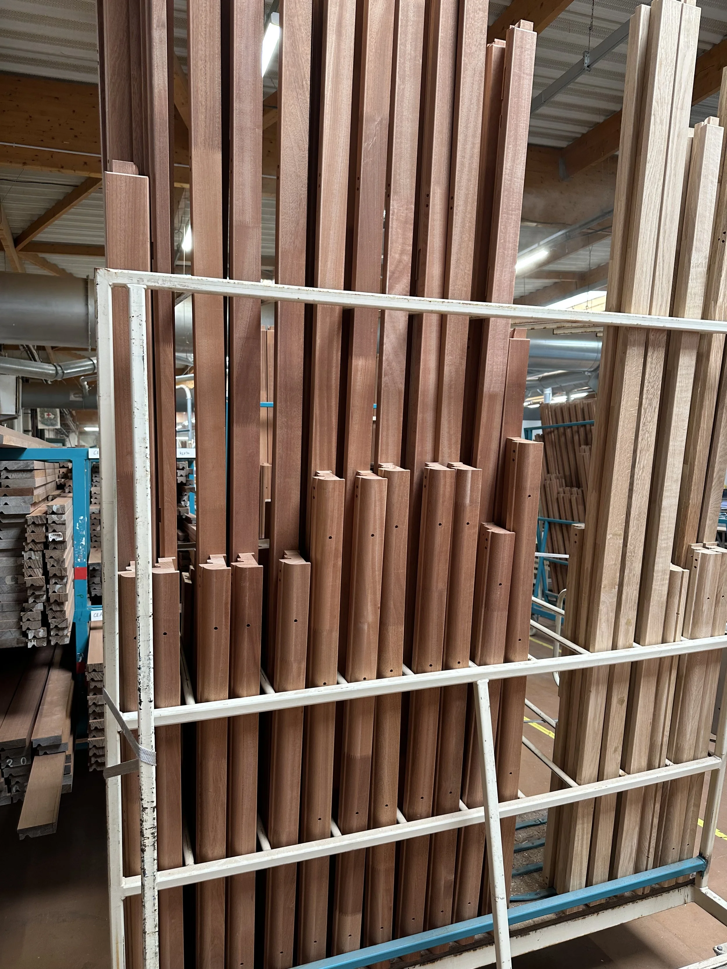 Maison Janneau Factory Tour Milled Wood Profiles