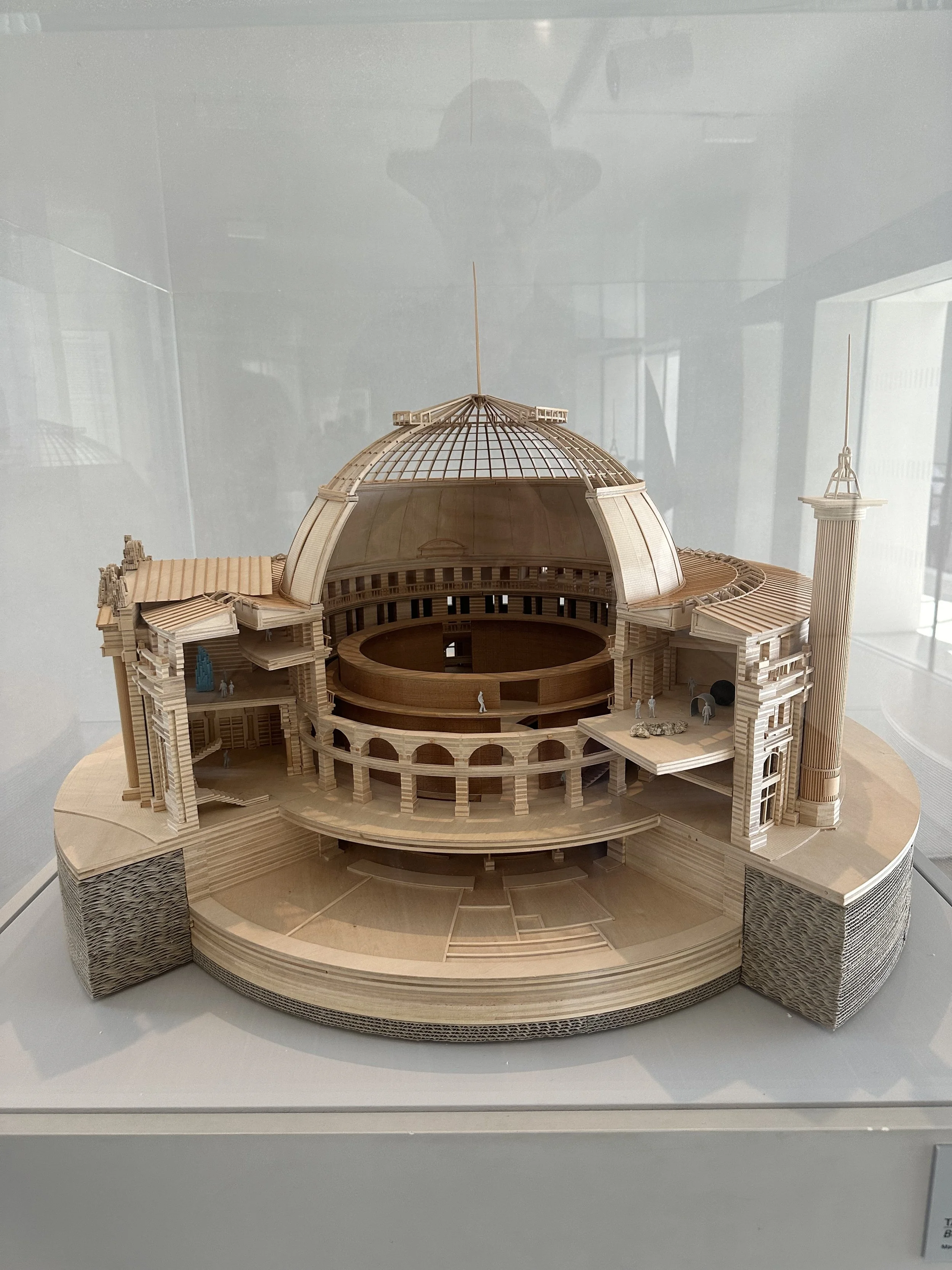 Tadao Ando Bourse Architectural Model