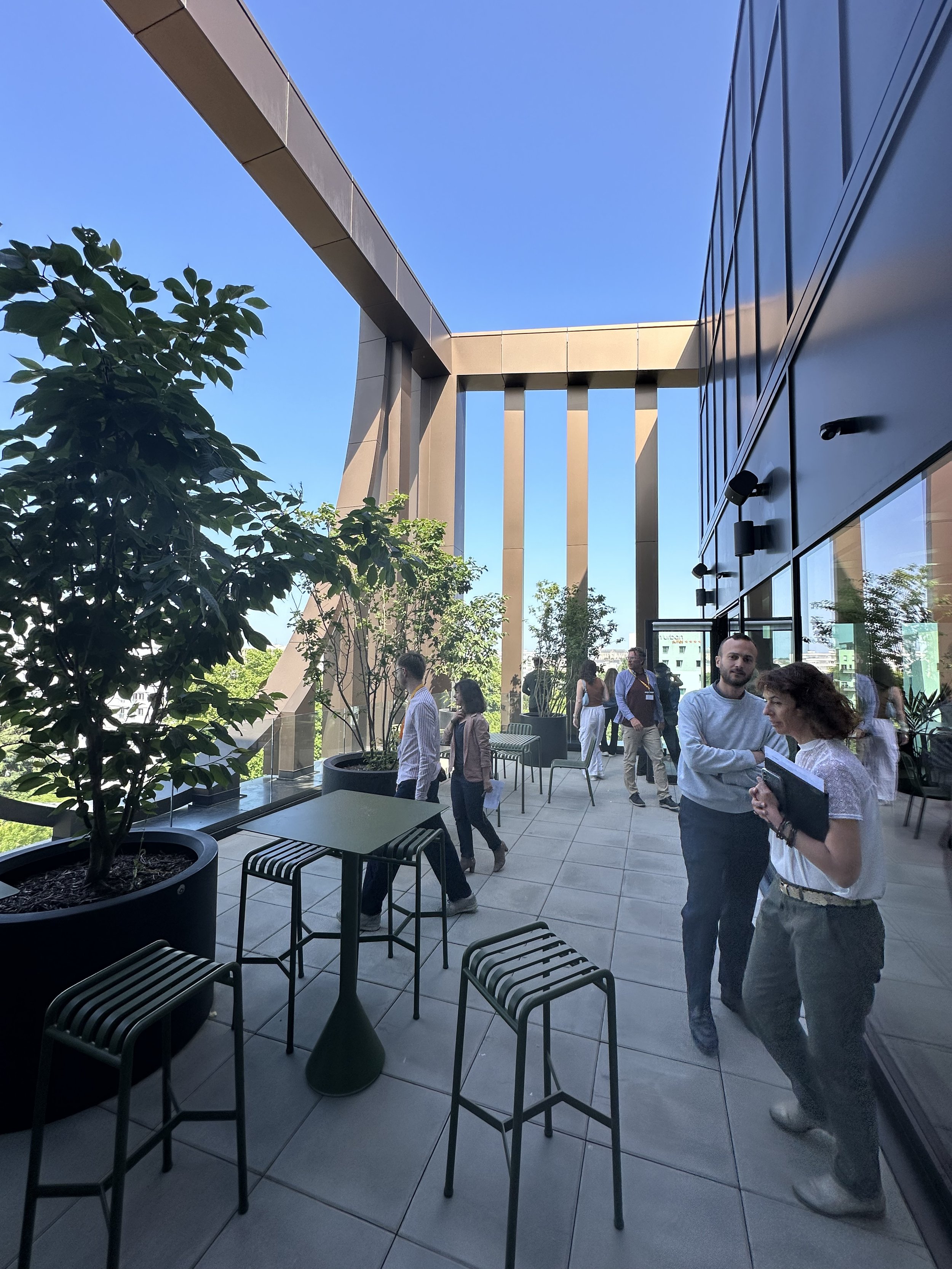 Eberle-Poste Building Roof Balcony Green Space
