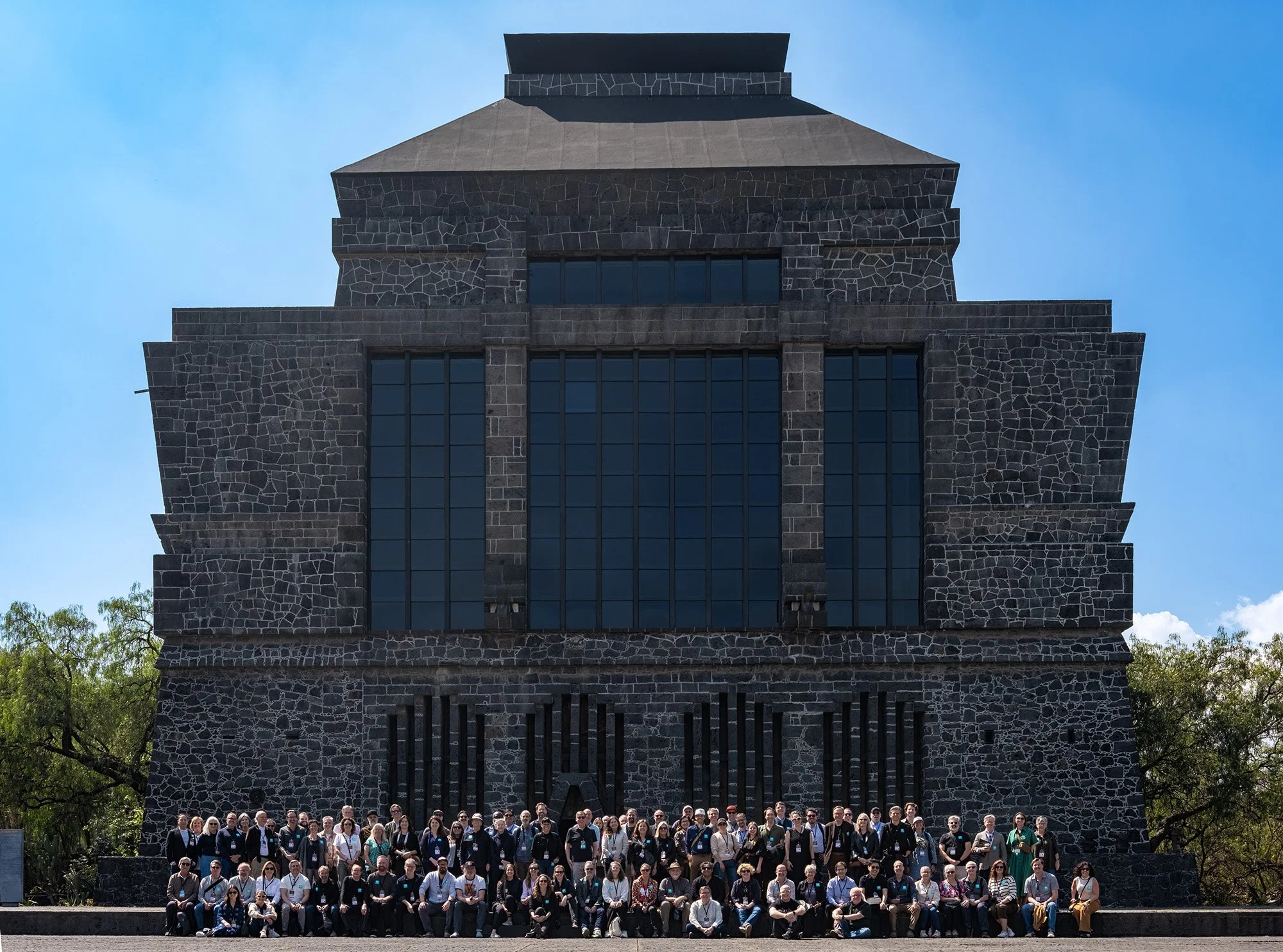 Anahuacalli Exterior Group Photo