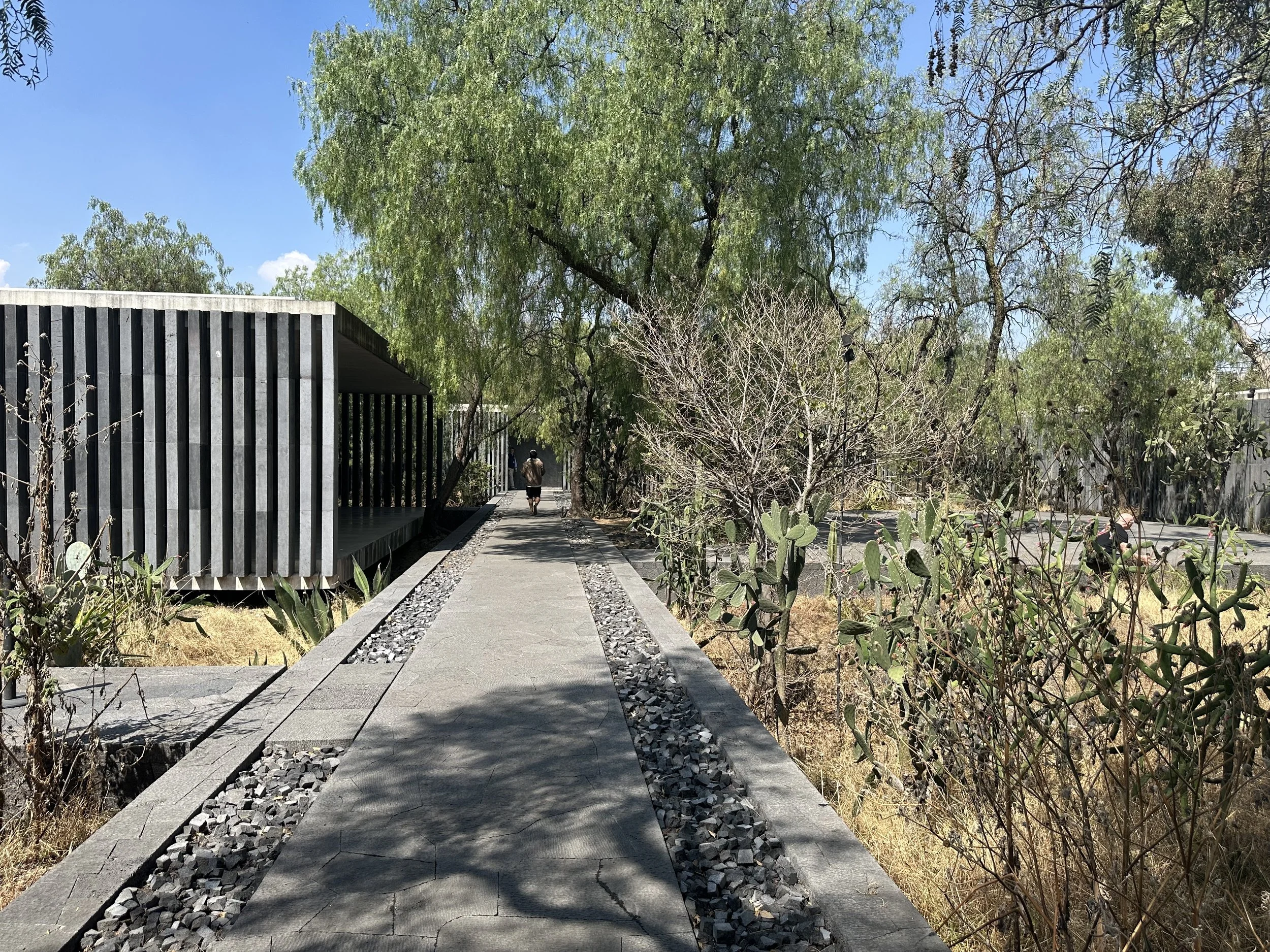 Mauricio Rocha Extention Gravel Driveway