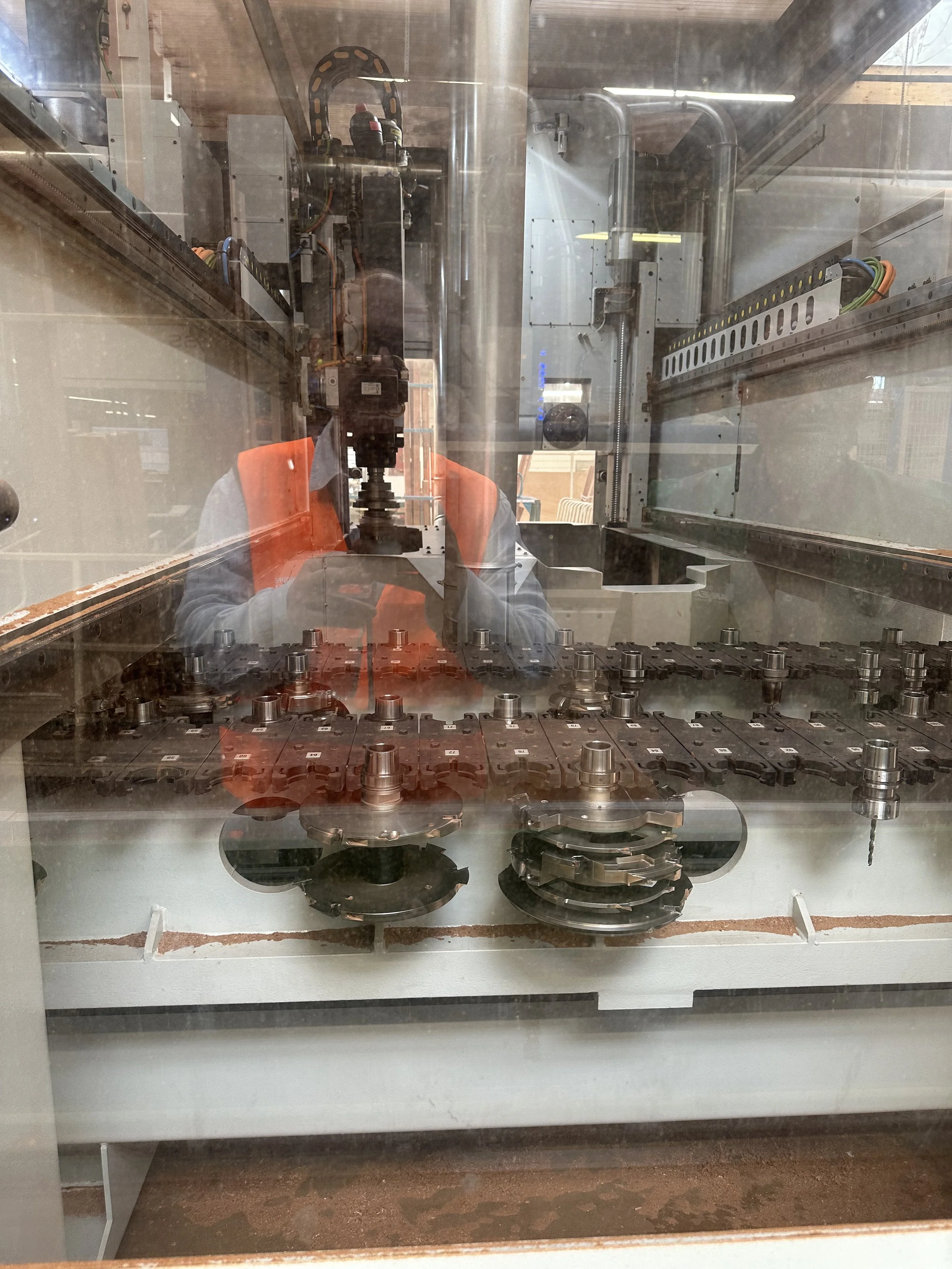 Maison Janneau Factory Tour Tooling Bay for CNC Machine